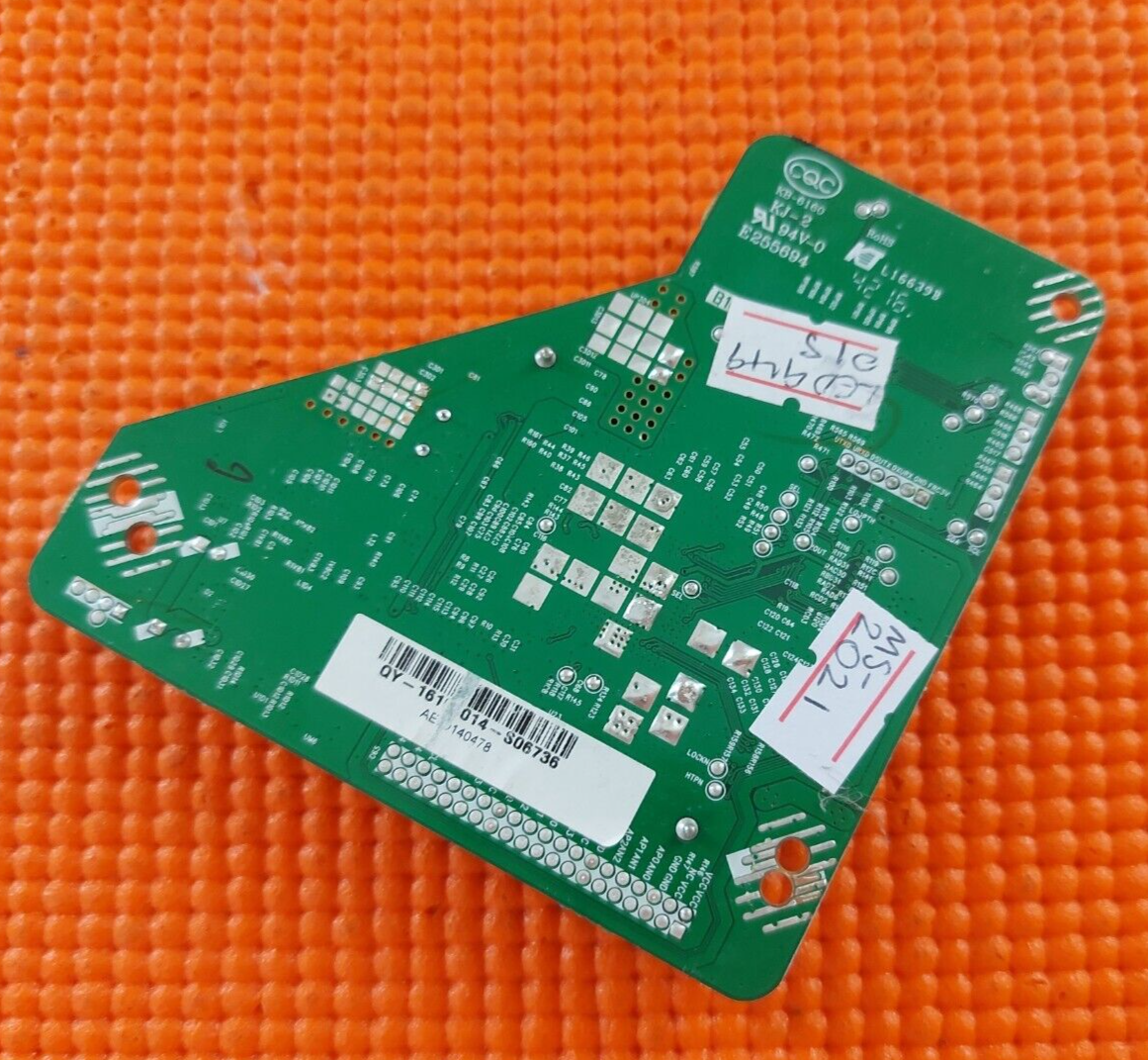 CONTROL BOARD FOR MANTA LED94901S 49" TV HK.Z.NT72333V02