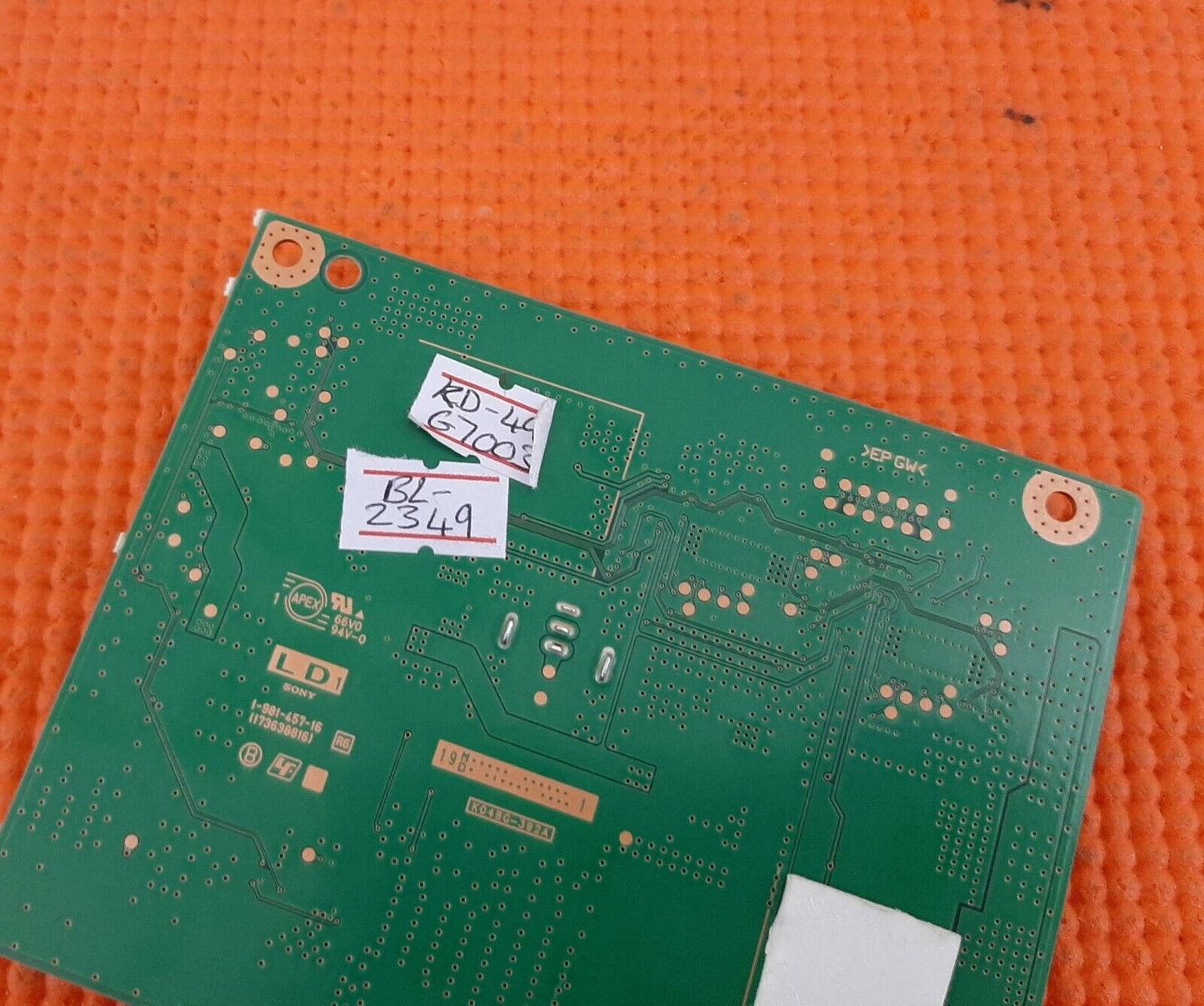 INVERTER BOARD FOR SONY KDL-49XG7003 49" LCD TV 1-981-457-16 173638816 A2216767C