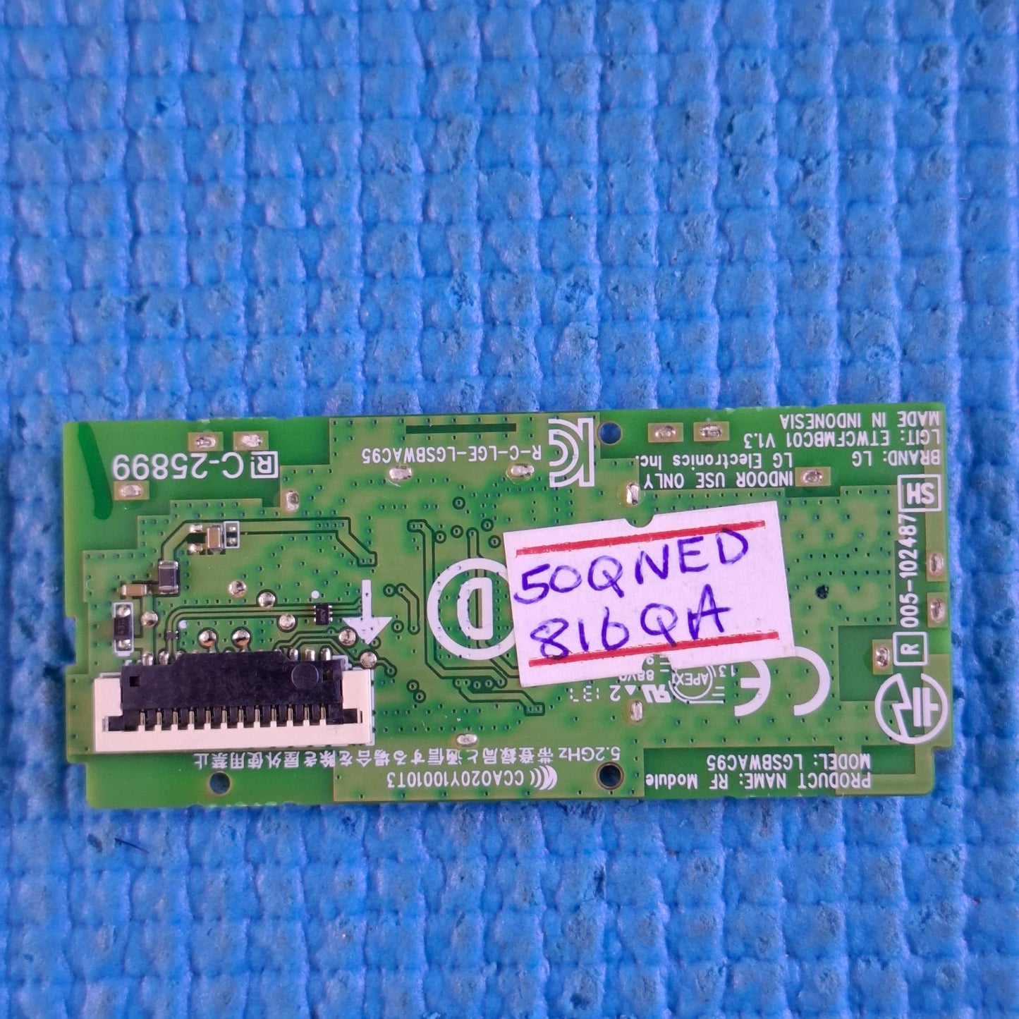 WIFI FOR LG TV 50QNED816QA 50NANO866PA 65NANO90A6B TV EAT65167004 LGSBWAC95