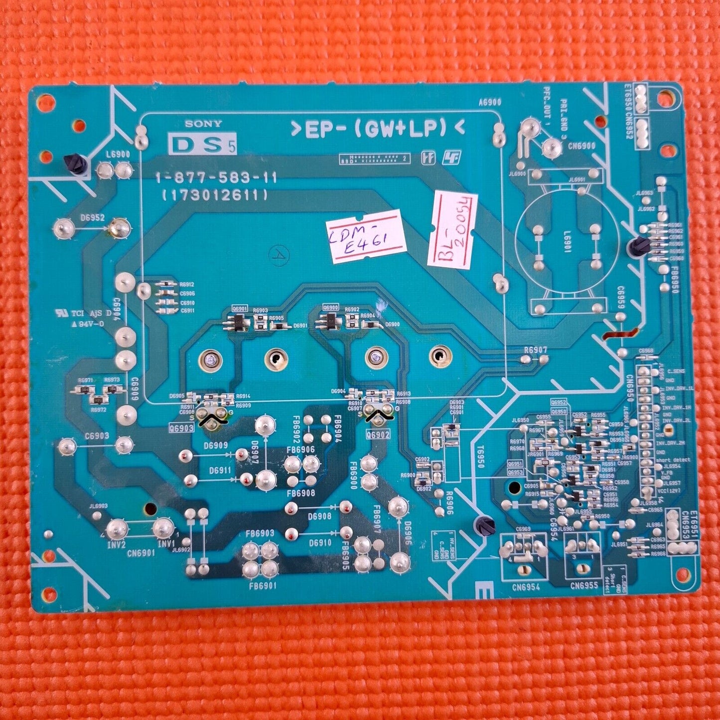 INVERTER BOARD FOR SONY LDM-E461 LDM-E401 KDL-40EX1 46EX1 52EX1 TV 1-877-583-11