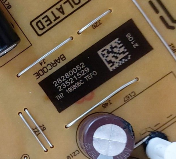 POWER SUPPLY TX-43FX555B TX-43GX551 TX-43GX555B TX-43FX550B TV 17IPS72P 23521529
