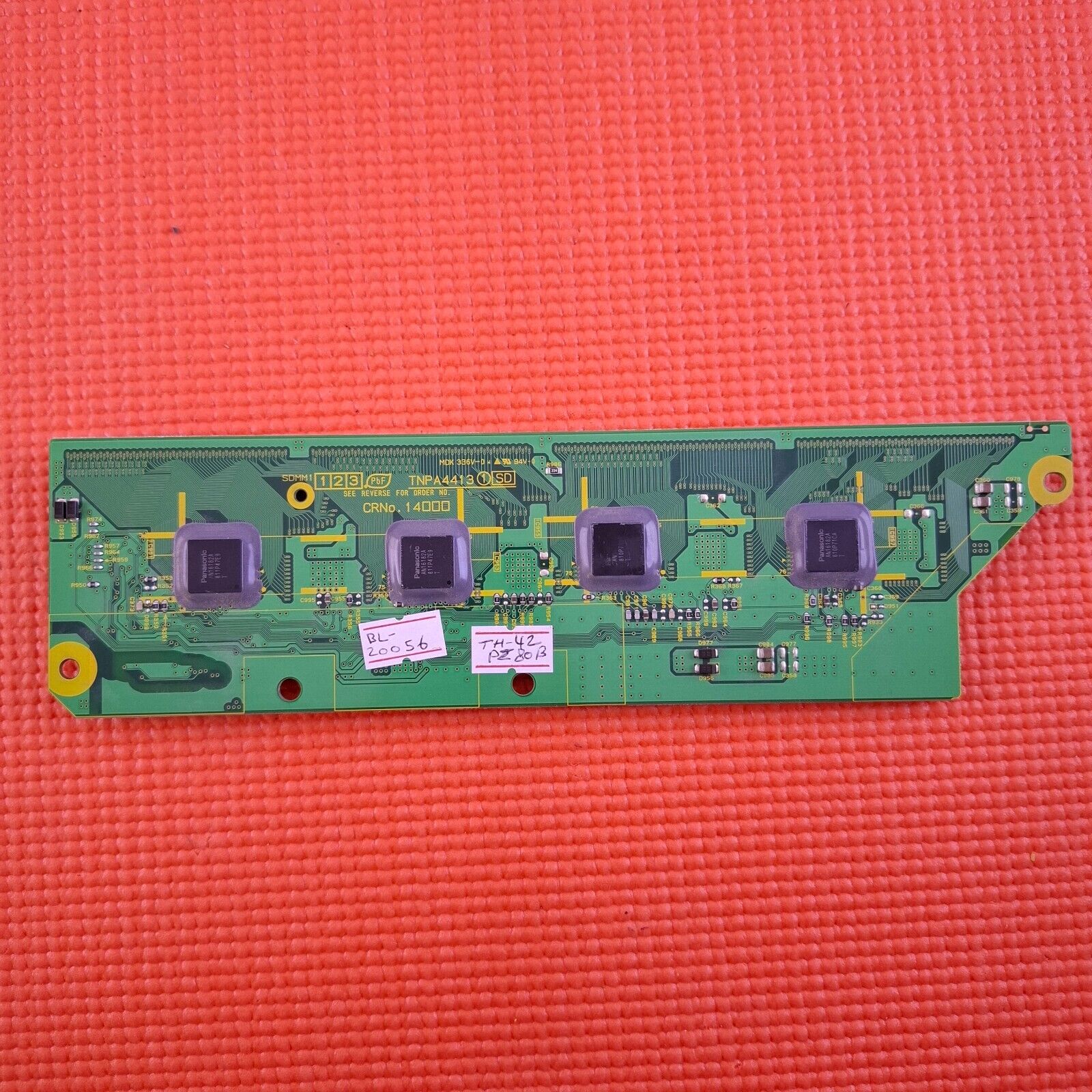 BUFFER BOARD FOR PANASONIC TH-42PZ80B TH-42PZ82B 42" TV TXNSD1RLTB TNPA4413 1 SD