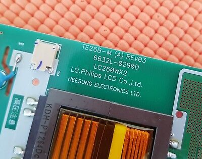 INVERTER BOARD FR PHILIPS 26PF5520D 26PF7521D 26" LCD TV 6632L-0290D 6632L-0291D