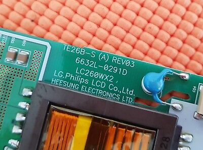 INVERTER BOARD FR PHILIPS 26PF5520D 26PF7521D 26" LCD TV 6632L-0290D 6632L-0291D