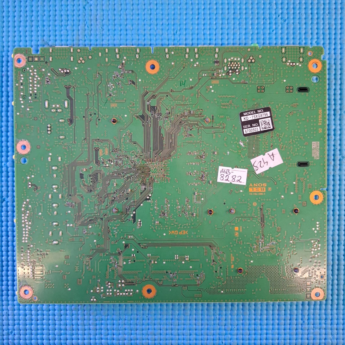 MAIN BOARD FOR SONY KD-75XG8796 75" TV A5004927A 1-983-791-31 SCREEN LC750EQL