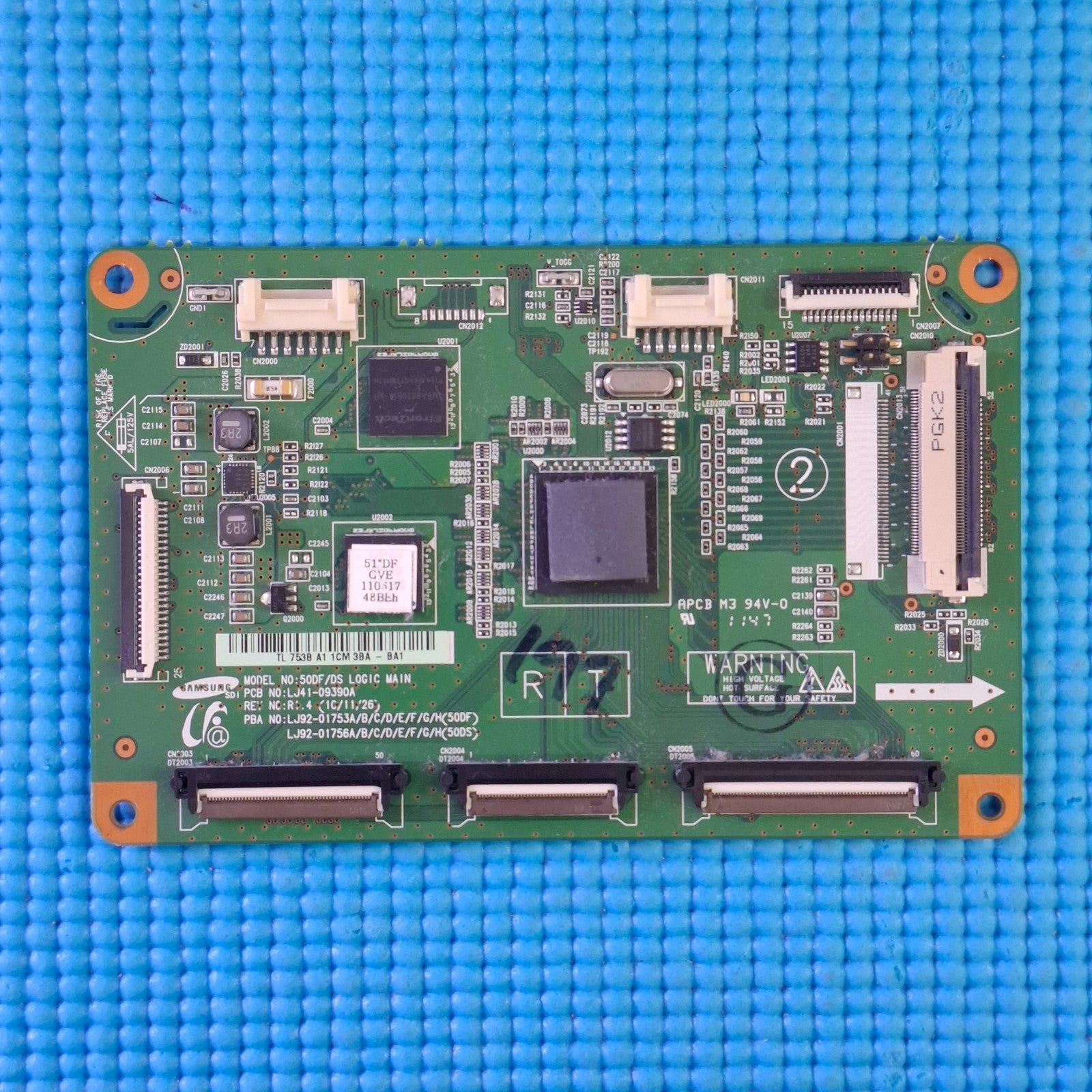 LVDS BOARD FOR SAMSUNG PS51D550C1K 51" 3D PLSAMA TV LJ41-09390A LJ92-01756A BA1