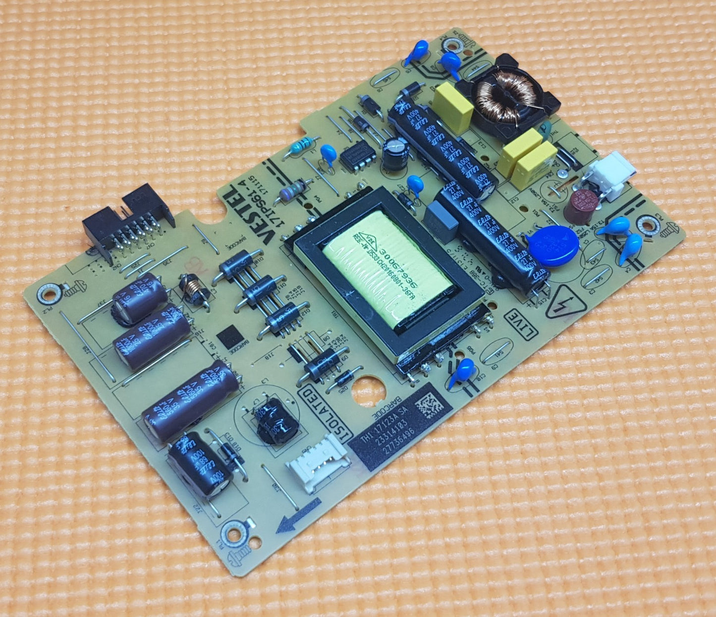 PSU FR TOSHIBA 24W16333DB LED24265DVDCNTD 24HBJ45U 24LED3000 17IPS61-4 23314103