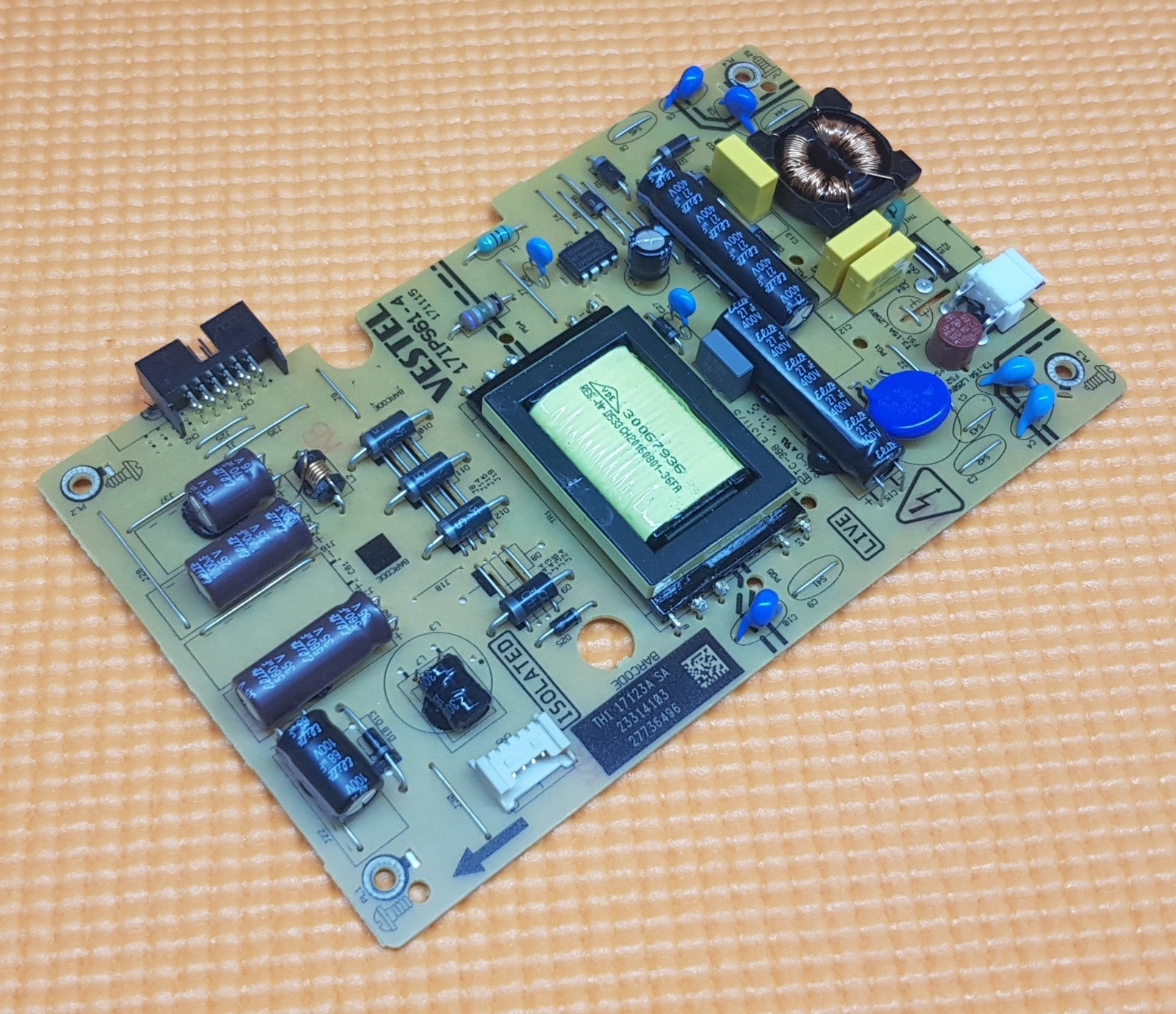 PSU FR TOSHIBA 24W16333DB LED24265DVDCNTD 24HBJ45U 24LED3000 17IPS61-4 23314103
