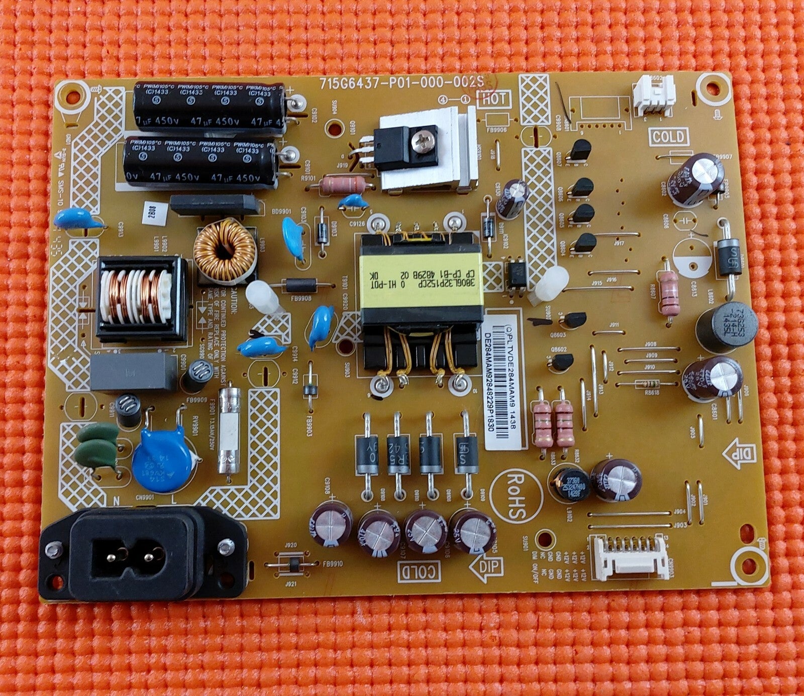 POWER BOARD FOR BLAUPUNKT BLA-236/152R SHARP LC-24LD171K 715G6437-P01-000-002S 