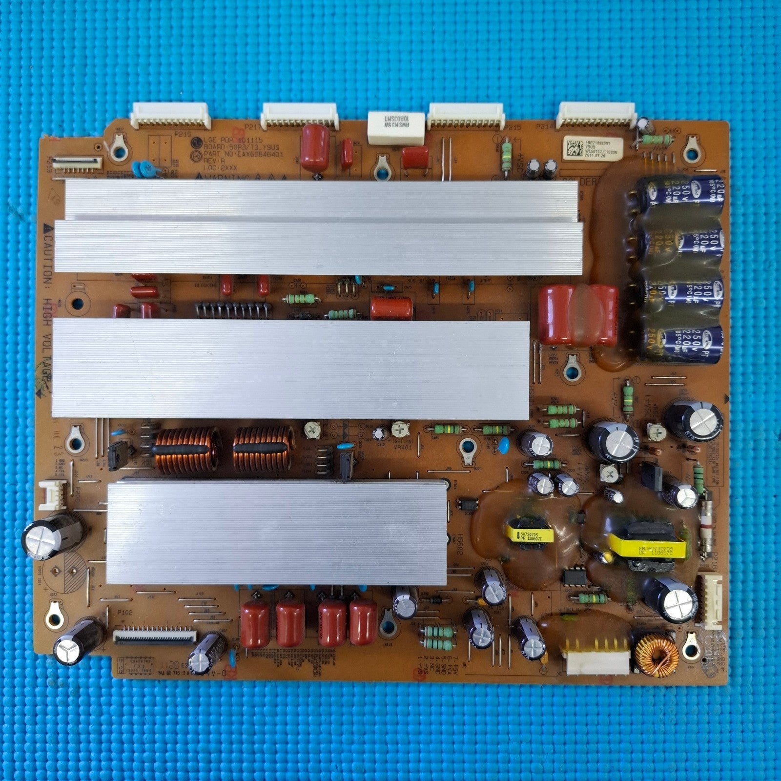YSUS BOARD FOR LG 50PW450T 50" 3D PLASMA TV EAX62846401 EBR71838901