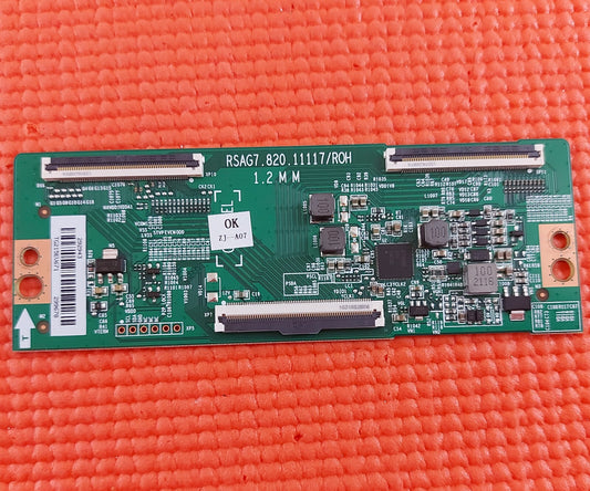 LVDS TCON BOARD FOR HISENSE 65A6GTUK 65A7GTUK 65" TV RSAG7.820.11117/ROH 292943