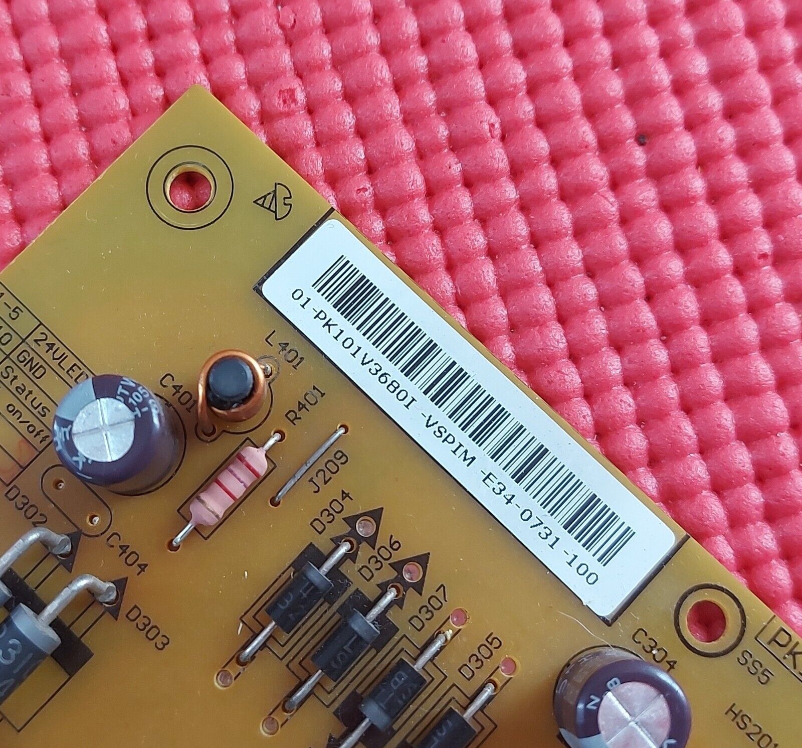 POWER SUPPLY BOARD FOR TOSHIBA 42L6453D 42" LED TV PK101V3680I FSP120-4F01