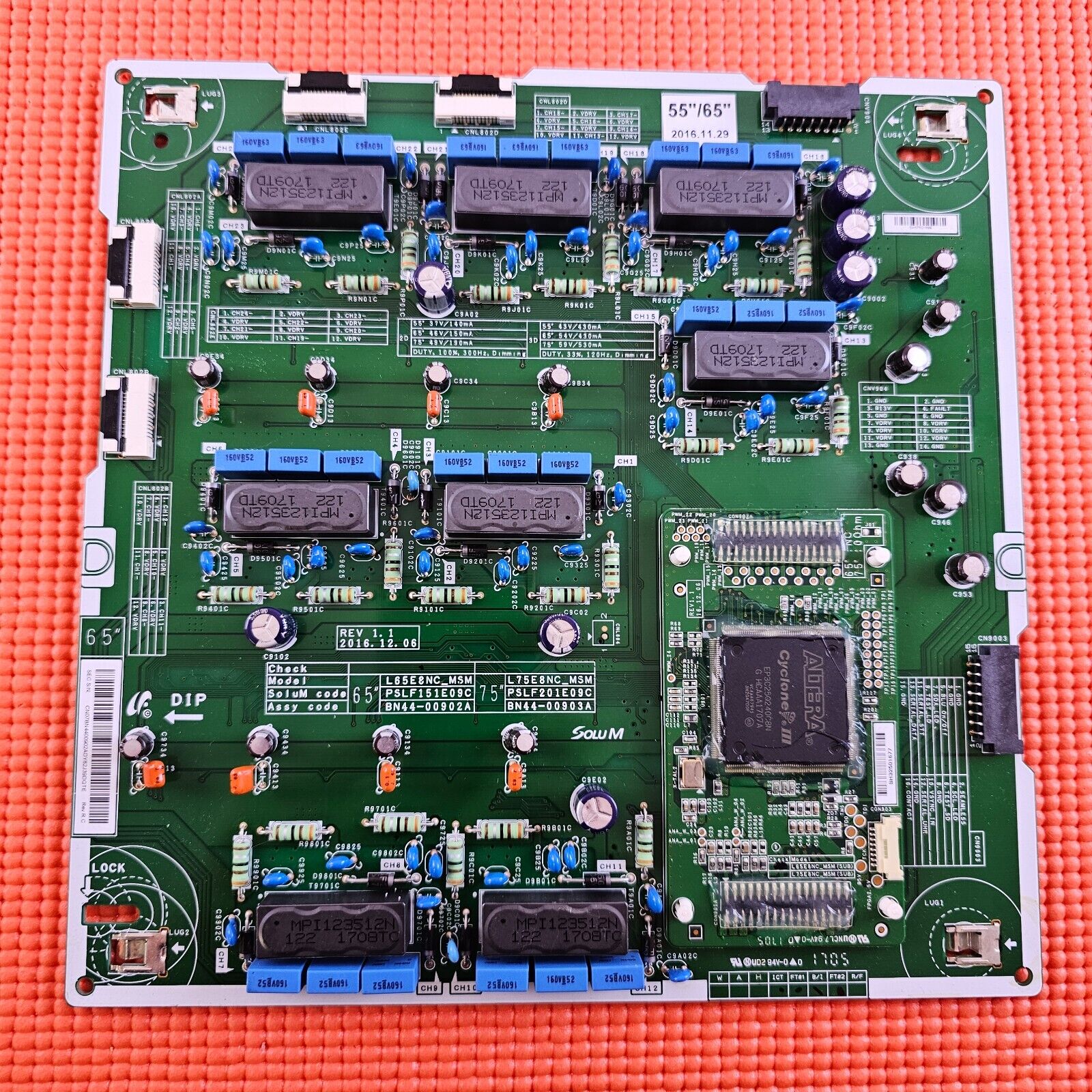 INVERTER BOARD FOR SAMSUNG QE65Q7CAMT QE55Q7CAMT QLED TV PSLF151E09C BN44-00902A