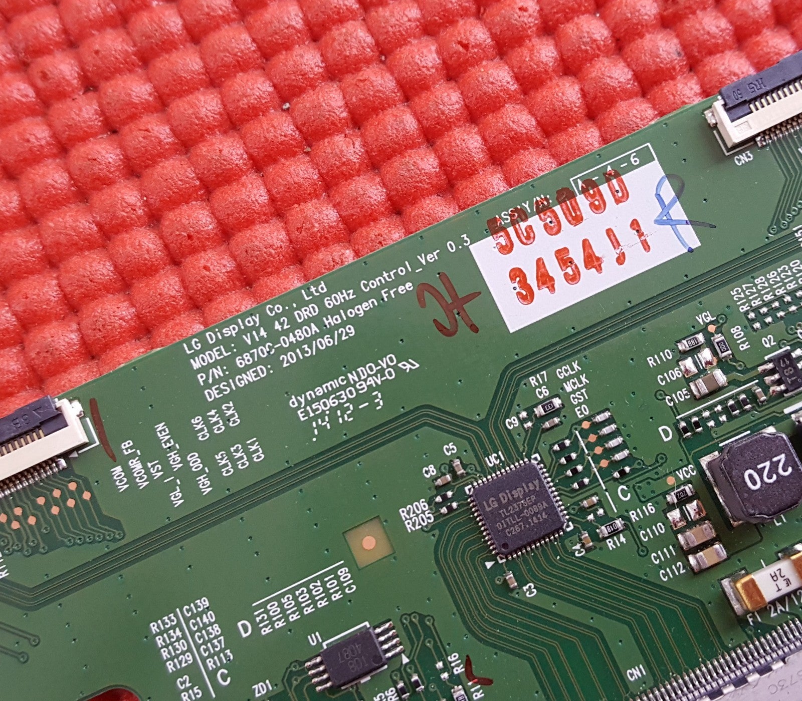 LVDS FOR PANASONIC TX42AS420B TX-42A400B TX-42A5500B TV 6870C-0480A 6871L-3454J