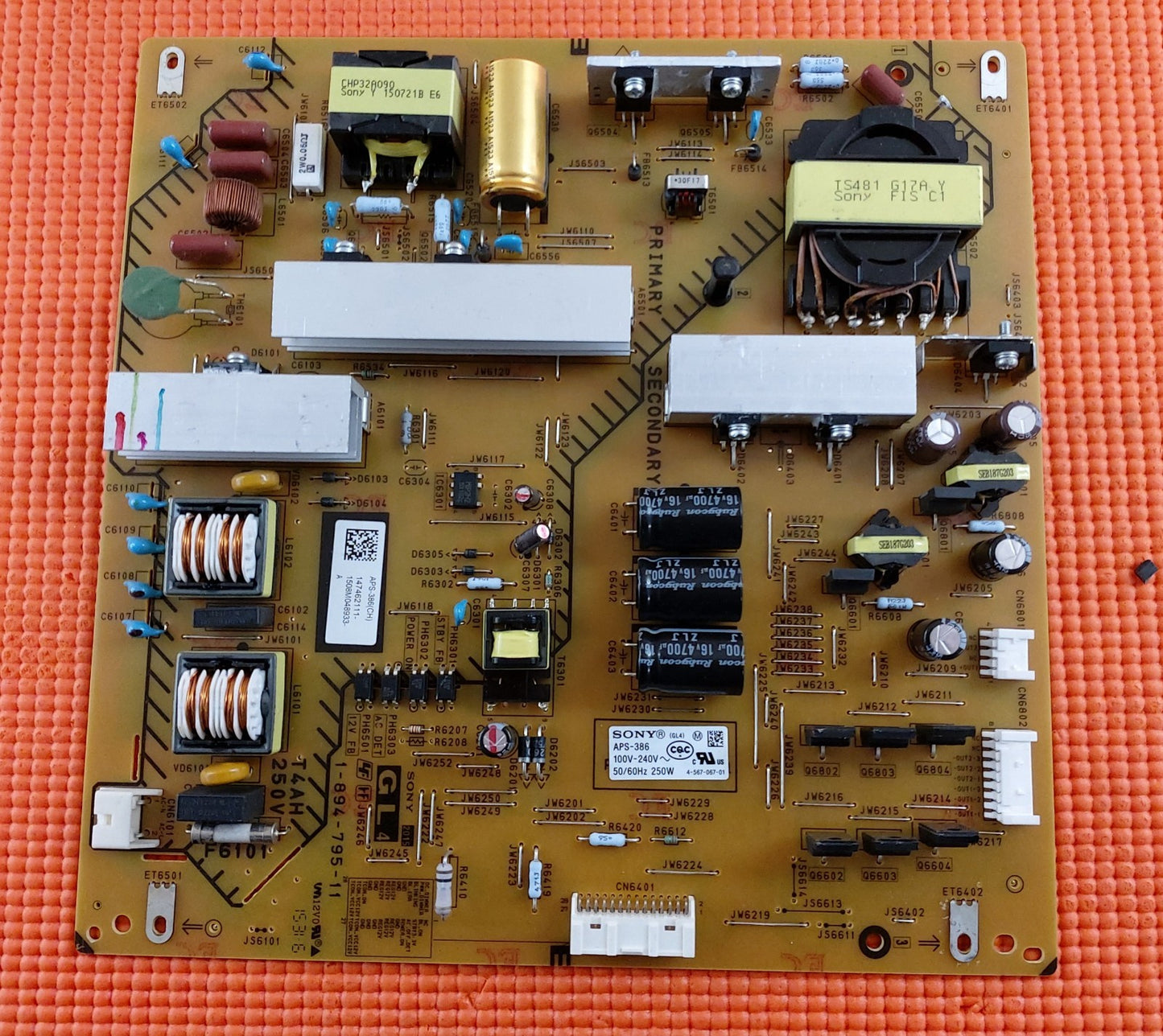 POWER BOARD FR SONY KD-49X8307C KD-43X8307C LED TV 1-894-795-11 APS-386 14746211