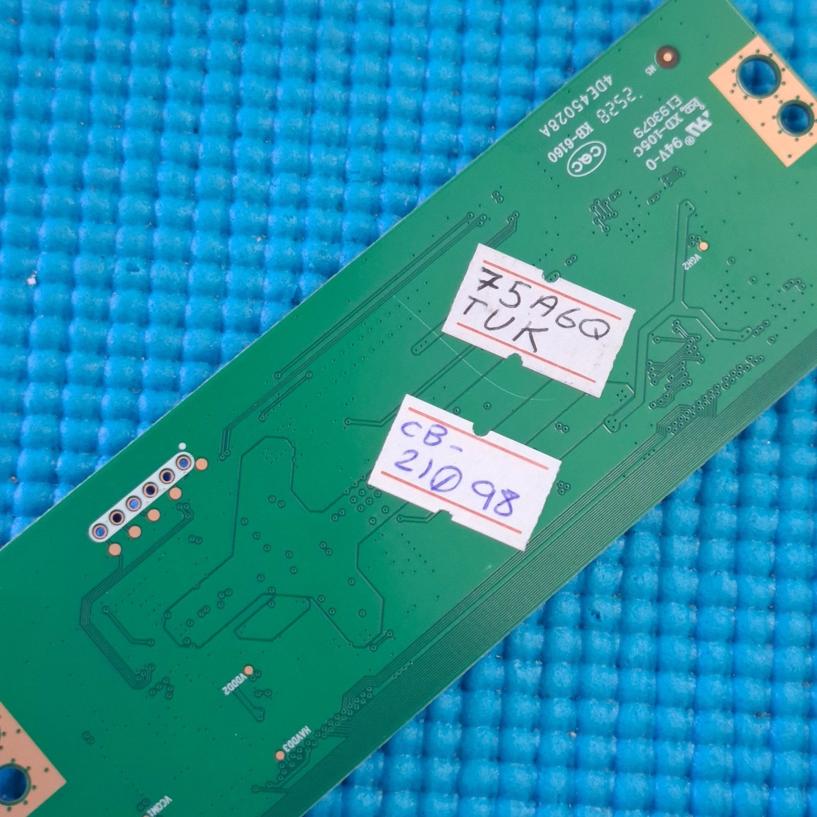 TCON LVDS BOARD FOR HISENSE 75A6QTUK 75" TV RSAG7.820.12360/ROH 344996