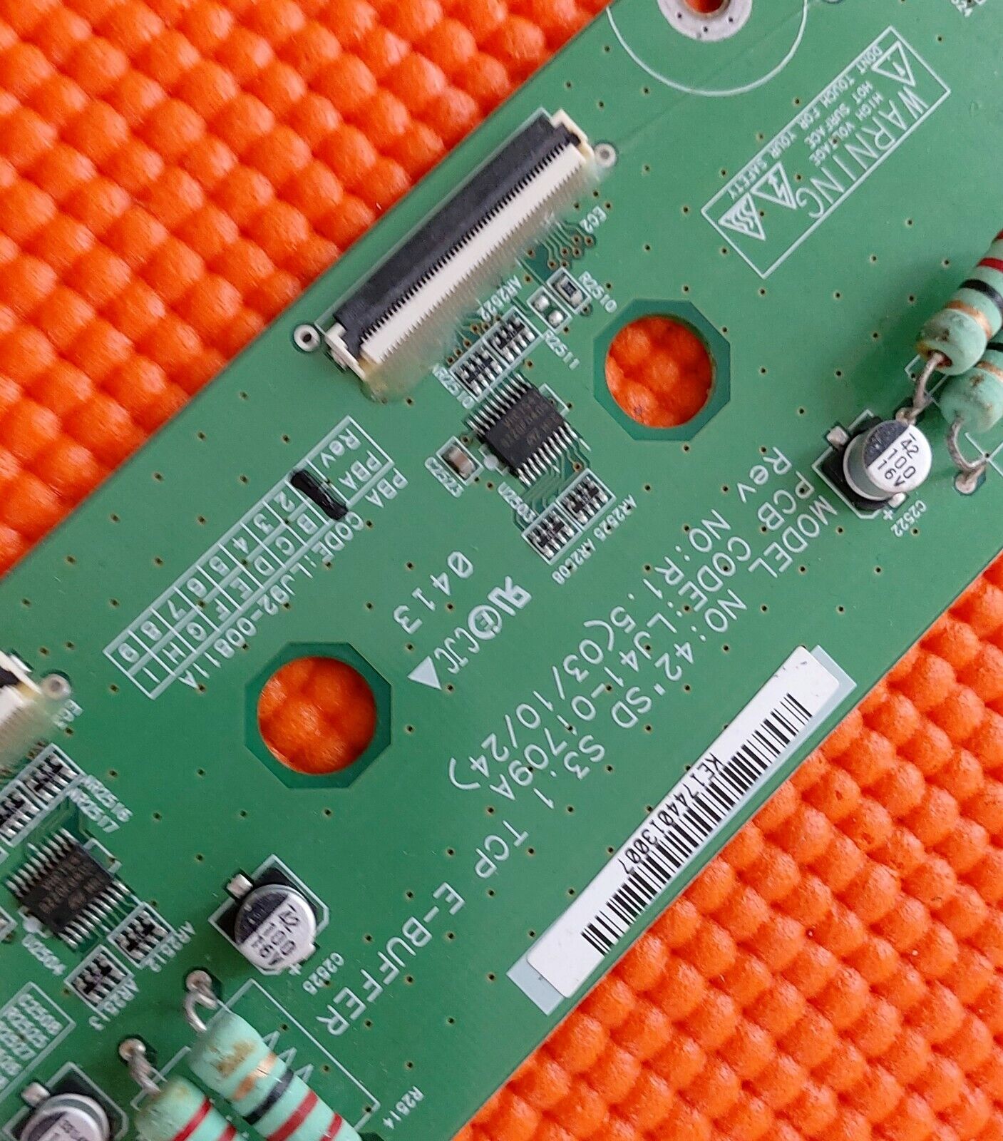 BUFFER BOARD FOR PHILIPS 42PF9946/12 PS-42V4S 42" TV LJ41-01709A LJ92-00811A