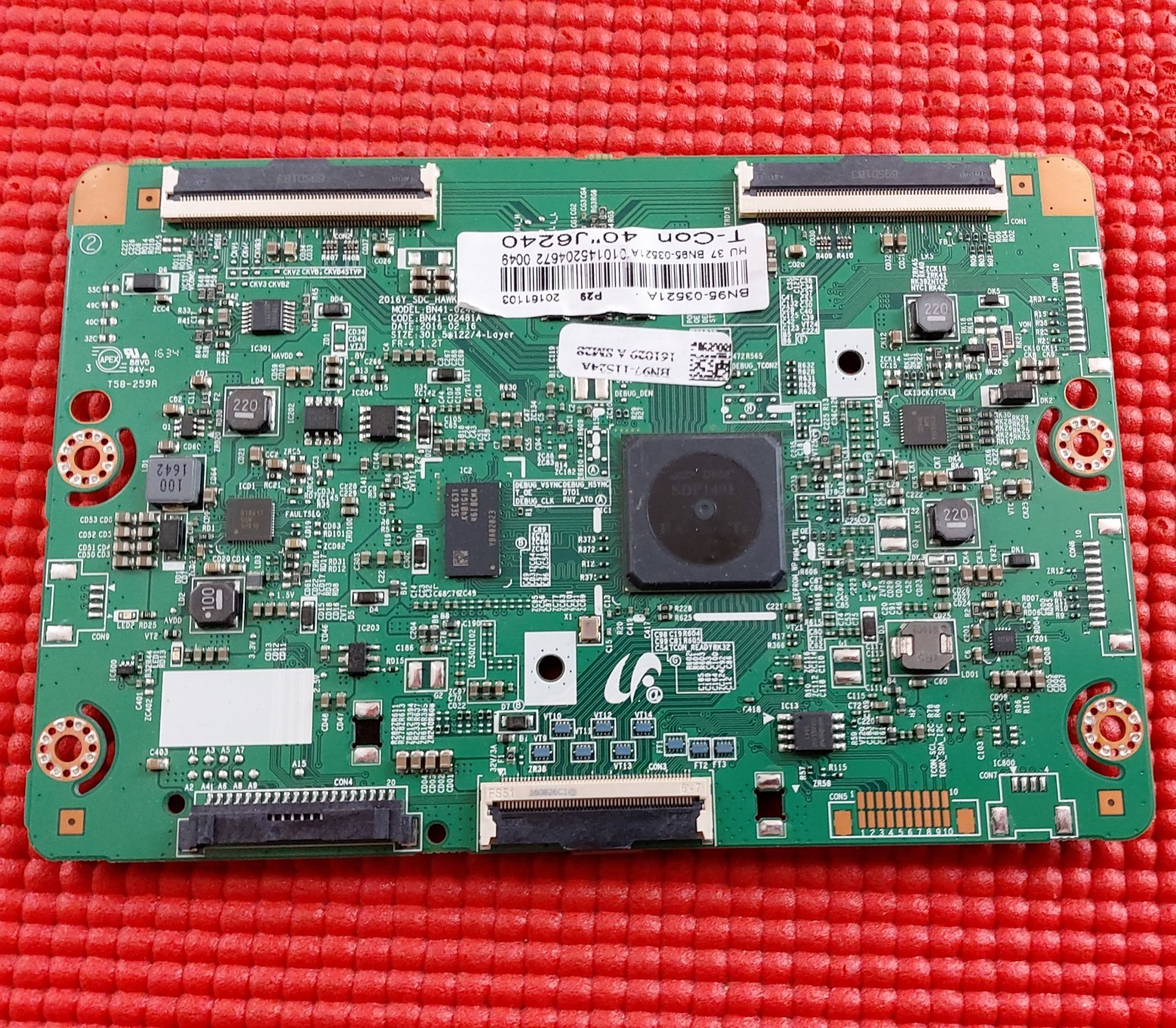 LVDS TCON BOARD FOR SAMSUNG UE40MU6120K 40" TV BN41-02481A BN95-03521A
