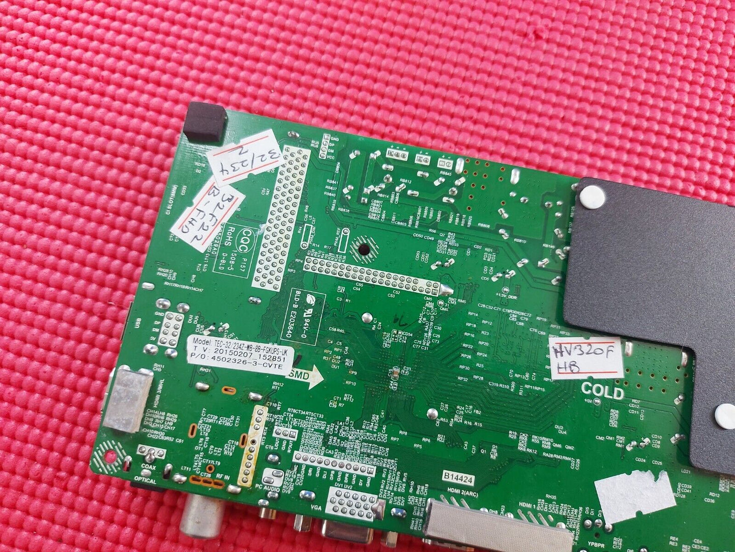 MAIN BOARD FOR TECHNIKA 32F22B-FHD 32/234Z TV TP.MS6308.PB710 SCREEN HV320FHB