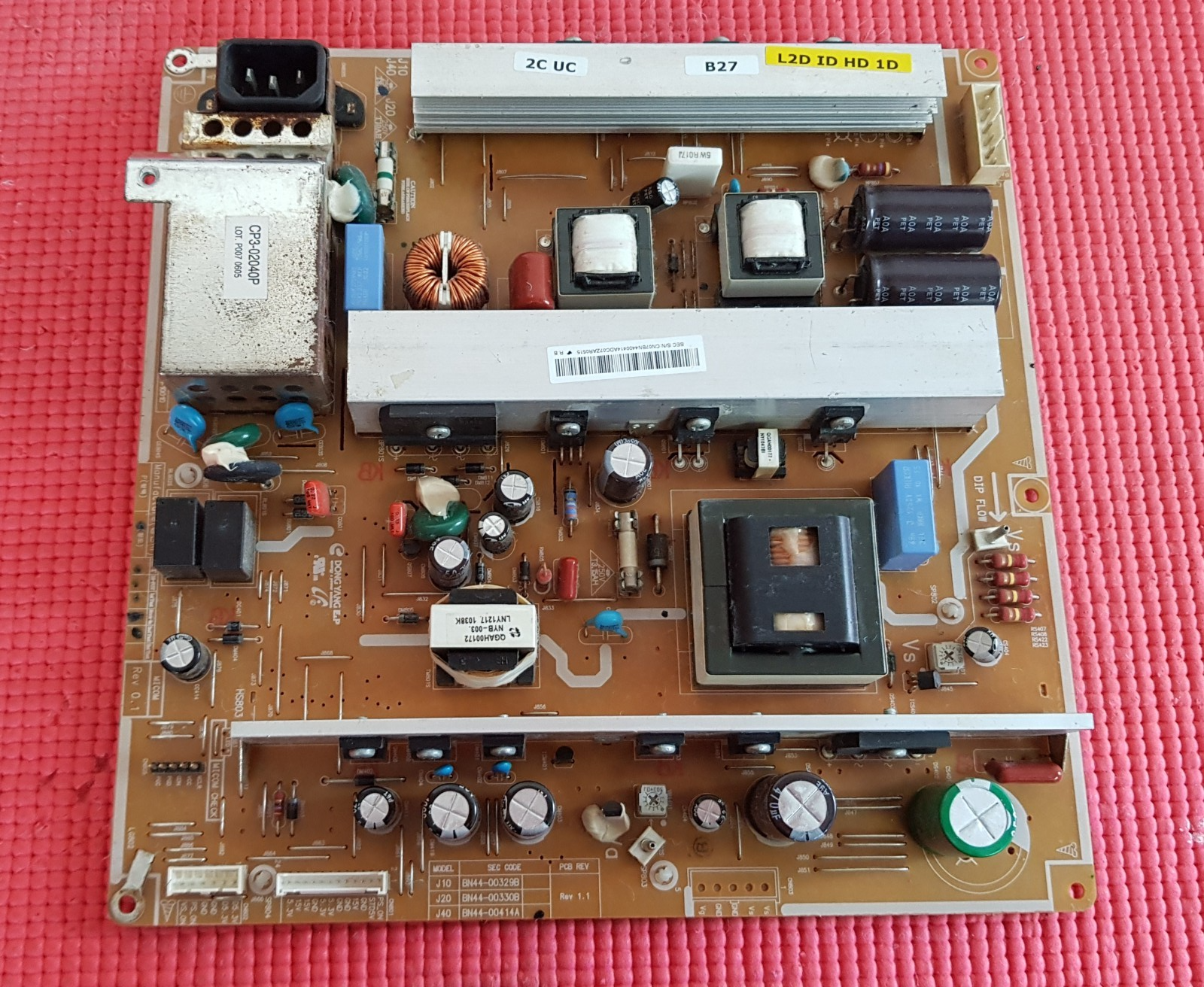 POWER SUPPLY FOR SAMSUNG PS50C490B3W PS50C450B1W TV HU10251-10010 BN44-00414A