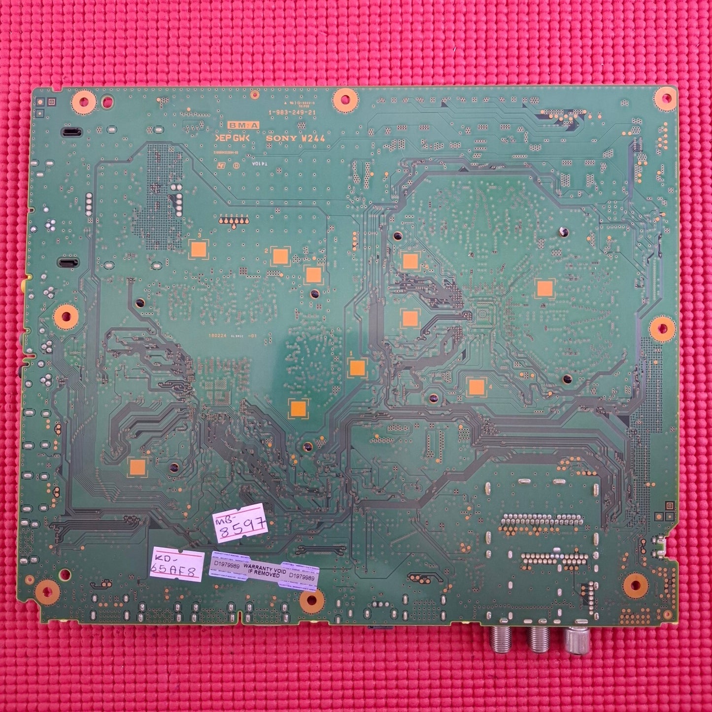 MAIN BOARD FOR SONY KD-65AF8 65" OLED TV YA03045AA  1-983-249-21 SCREEN LE650AQP