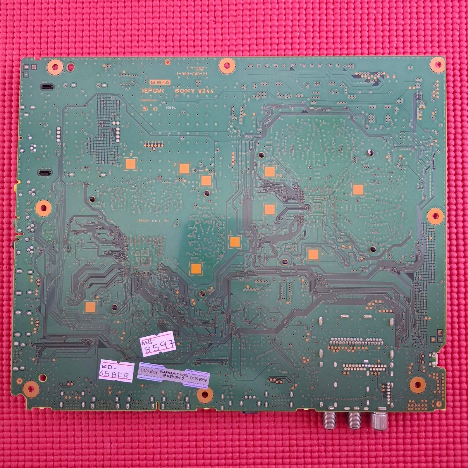 MAIN BOARD FOR SONY KD-65AF8 65" OLED TV YA03045AA  1-983-249-21 SCREEN LE650AQP