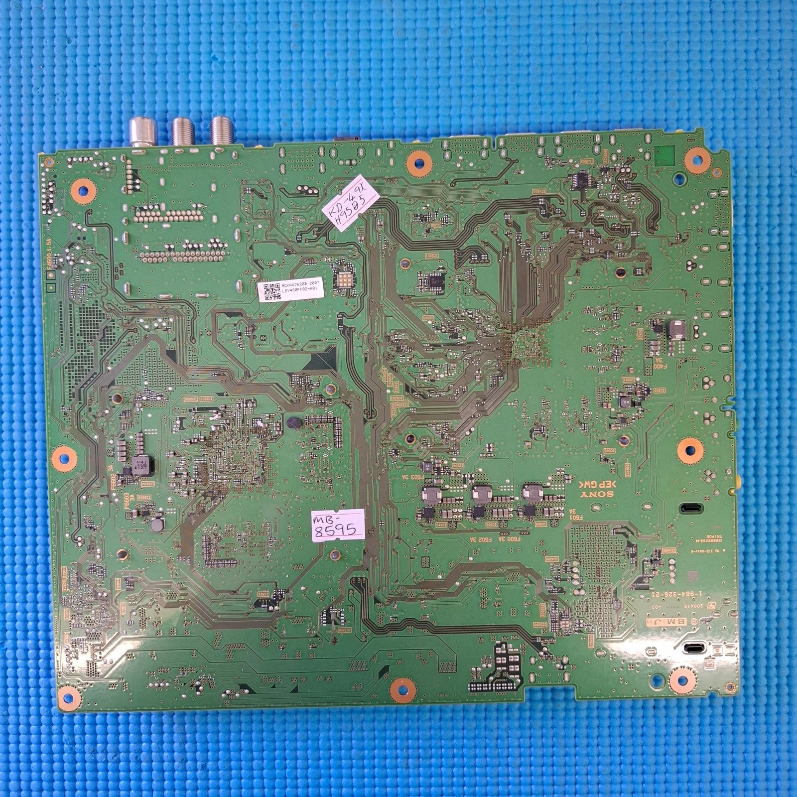 MAIN BOARD FOR SONY KD-49XH9505 TV YA03080AA 1-984-326-21 SCREEN: LSY490FF02-A01