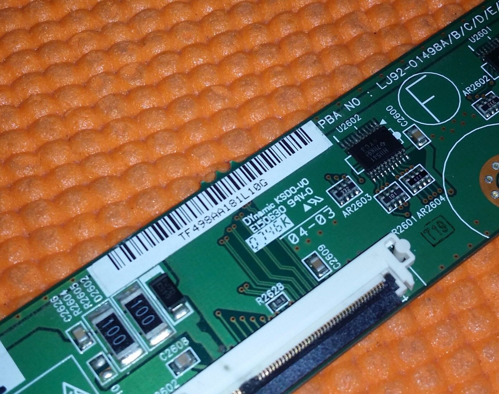 BUFFER BOARD FOR SAMSUNG PS-42Q97HD PS-42Q96HD PLASMA TV LJ41-05138A LJ92-01498A