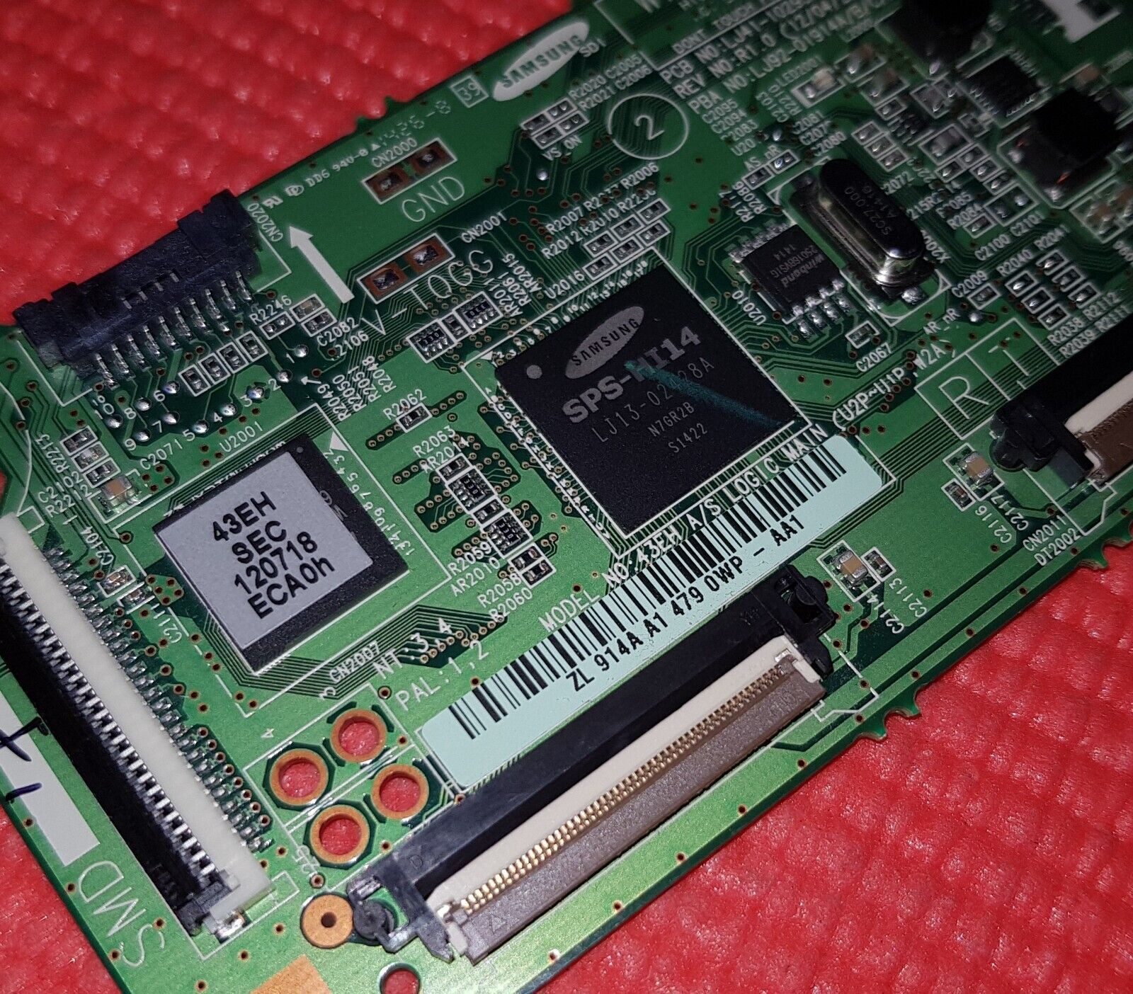 LVDS BOARD FOR SAMSUING PS42C450B1W 42" PLASMA TV LJ41-10295A  LJ92-01914A AA1