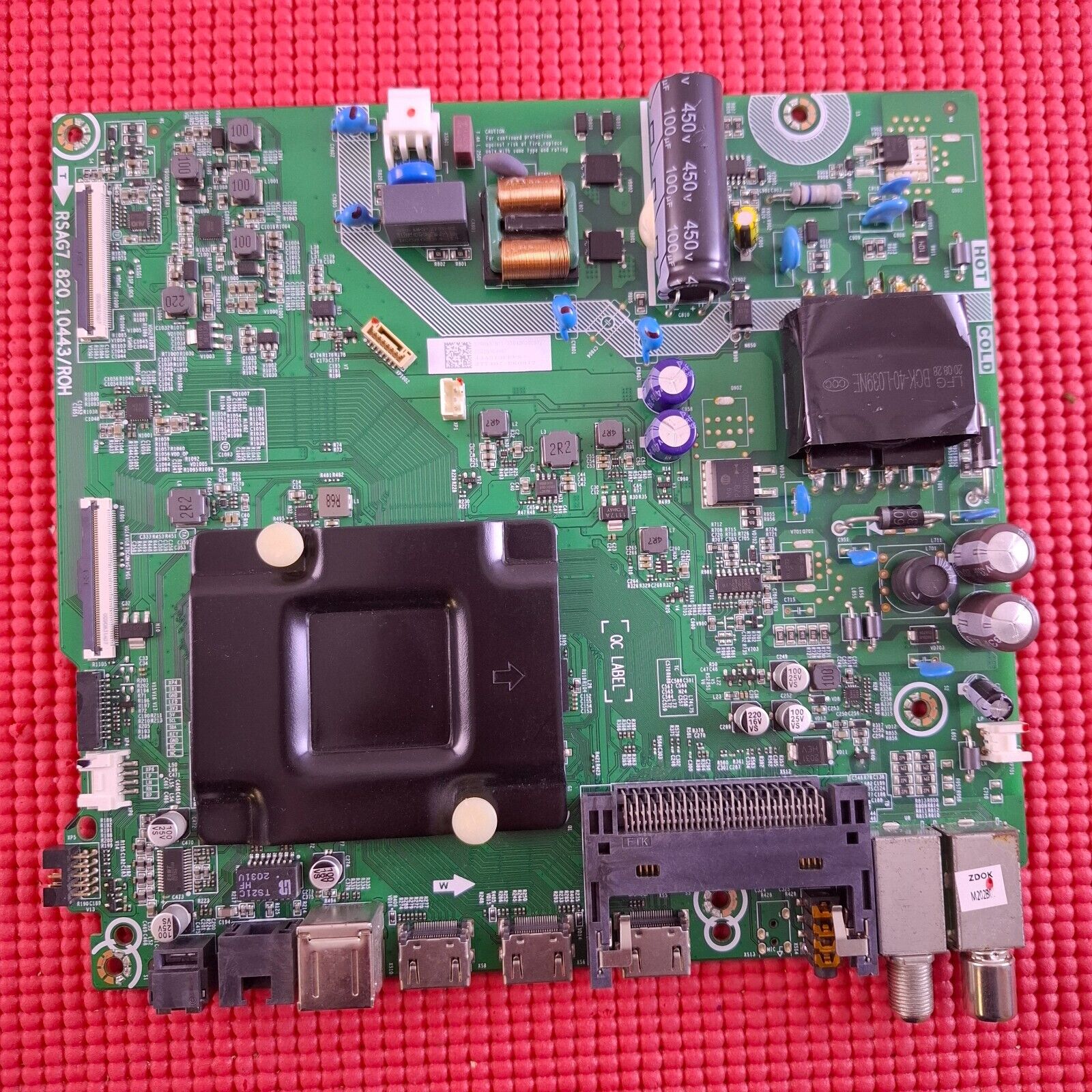 MB FOR HISENSE 43A7300FTUK TV RSAG7.820.10443/ROH 43A513EEVS SCREN T430QVN03.7