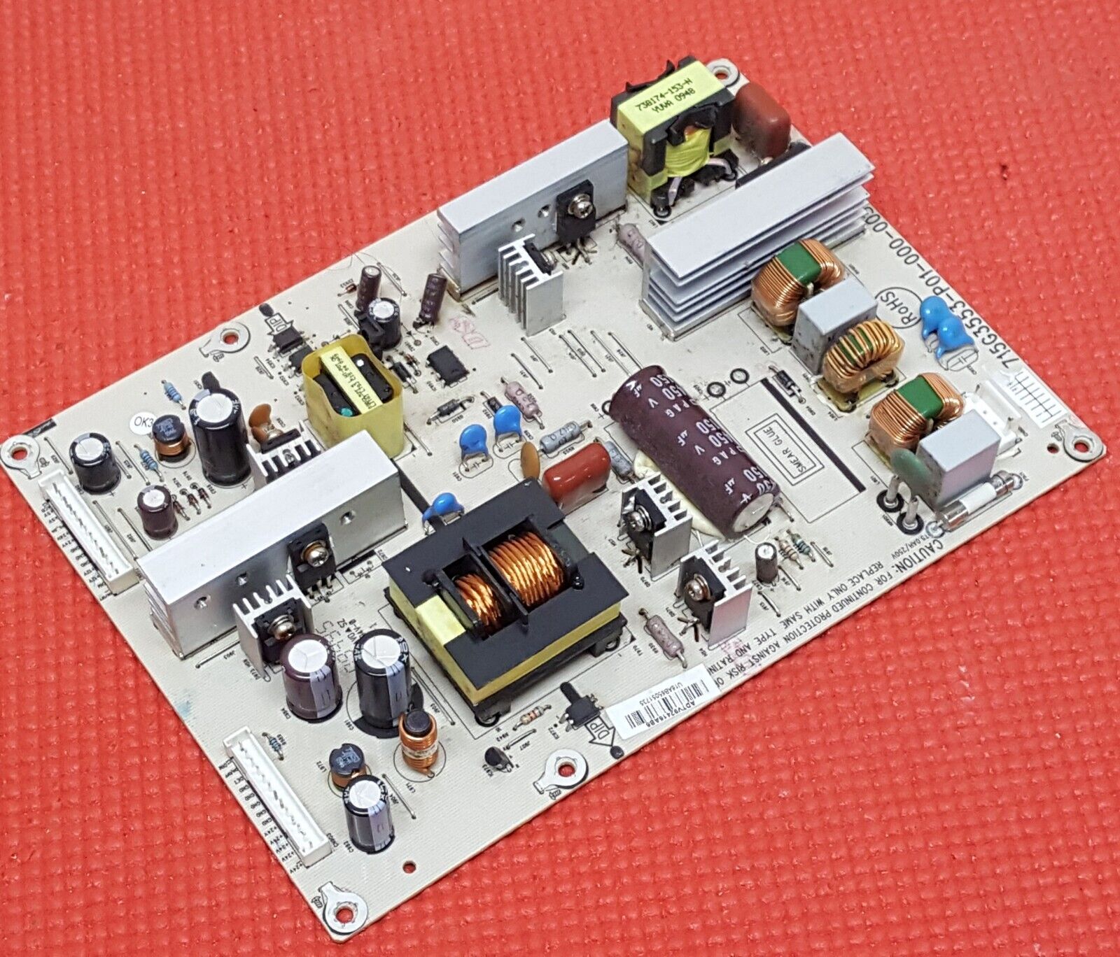 POWER SUPPLY BOARD FOR TOSHIBA 32AV615DB TV 715G3553-P01-000-003U ADTV92416AB6