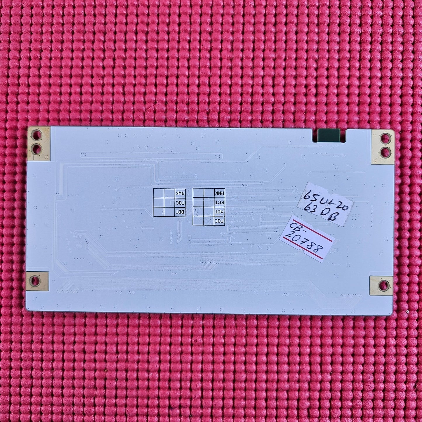 TCON LVDS BOARD FOR TOSHIBA 65UL2063DB 65UA2B63DB 65" TV HV650QUBN90 47-6021287