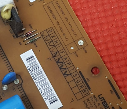 POWER SUPPLY BOARD FOR LG 42PQ3000 42PQ6000 TV 95011SMW REV:02 EAY60713101