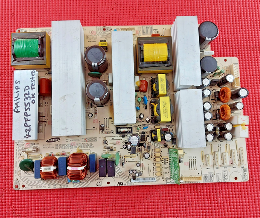 POWER BOARD FOR PHILIPS 42PFP5532D/05 42" PLASMA TV LJ41-05253A LJ92-01513A