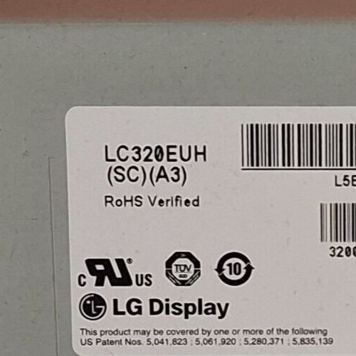 LED/LCD SCREEN PANEL LG LC320EUH (SC) (A3) FOR PANASONIC TX-L32D25B 32" TV