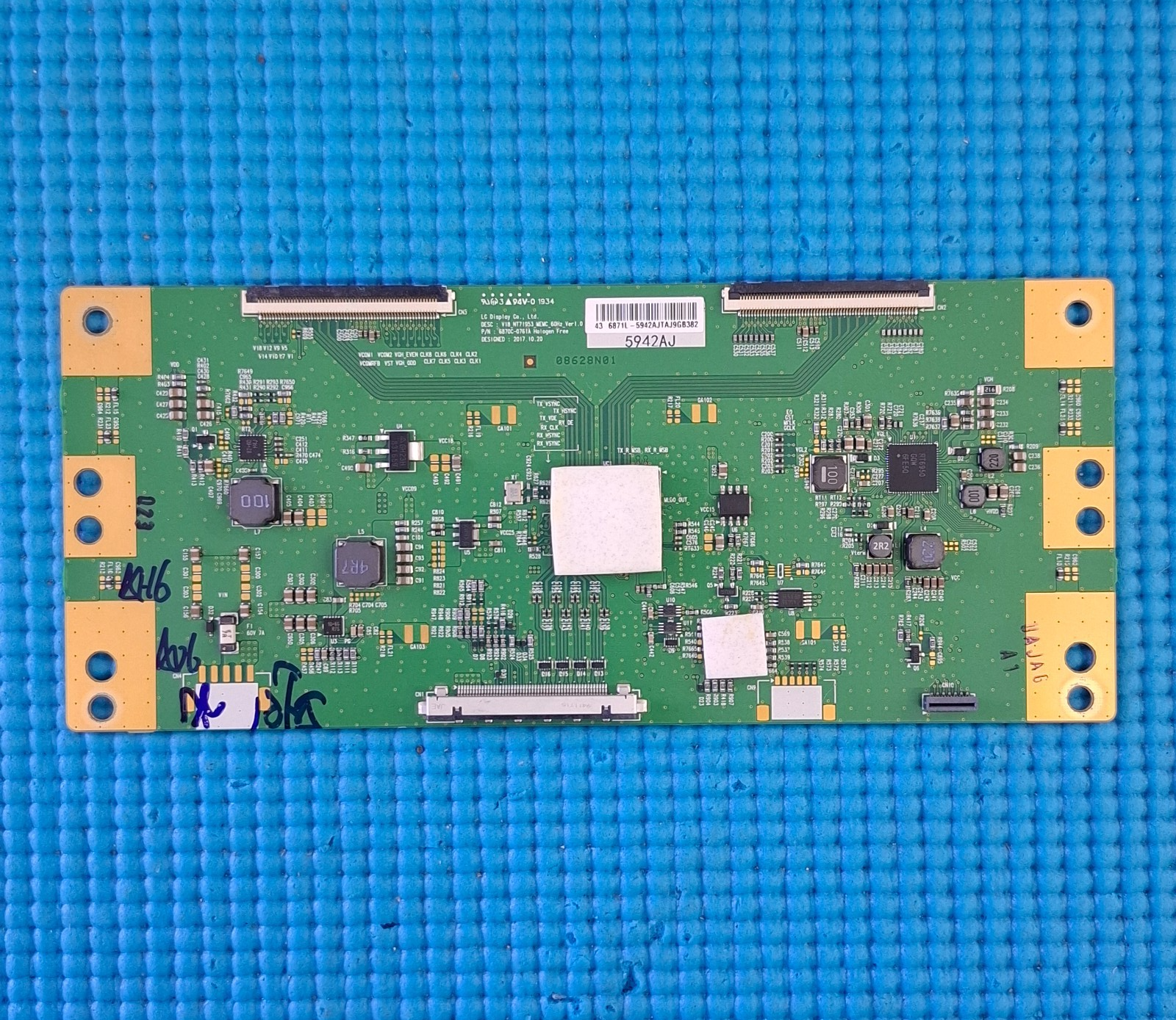 TCON LVDS BOARD FOR SONY KD-43XG8196 KD-43XG8093 43" TV 6870C-0761A 6871L-5942A