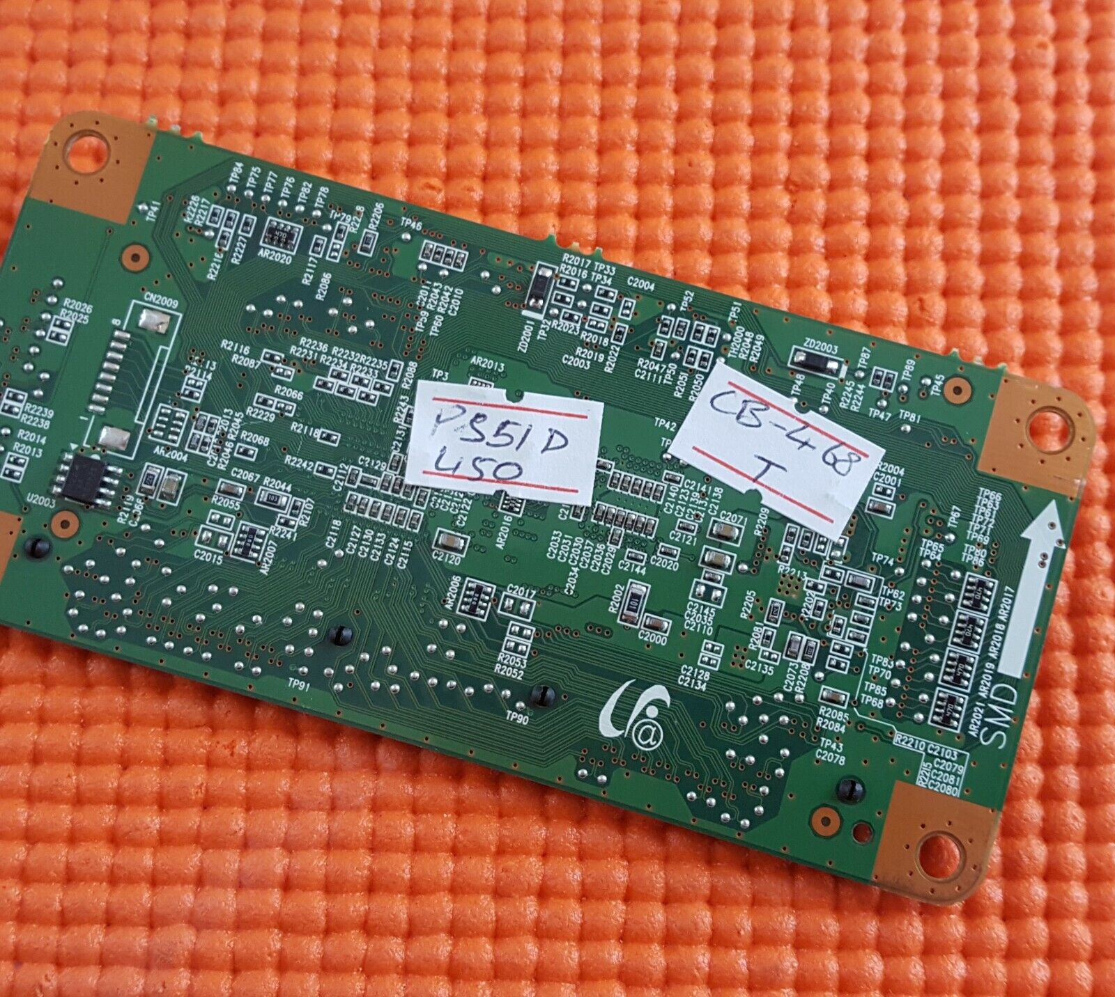 LVDS BOARD FR SAMSUNG PS43D450 PS51D495A1K PLASMA TV LJ41-09475A LJ92-01750A AA1