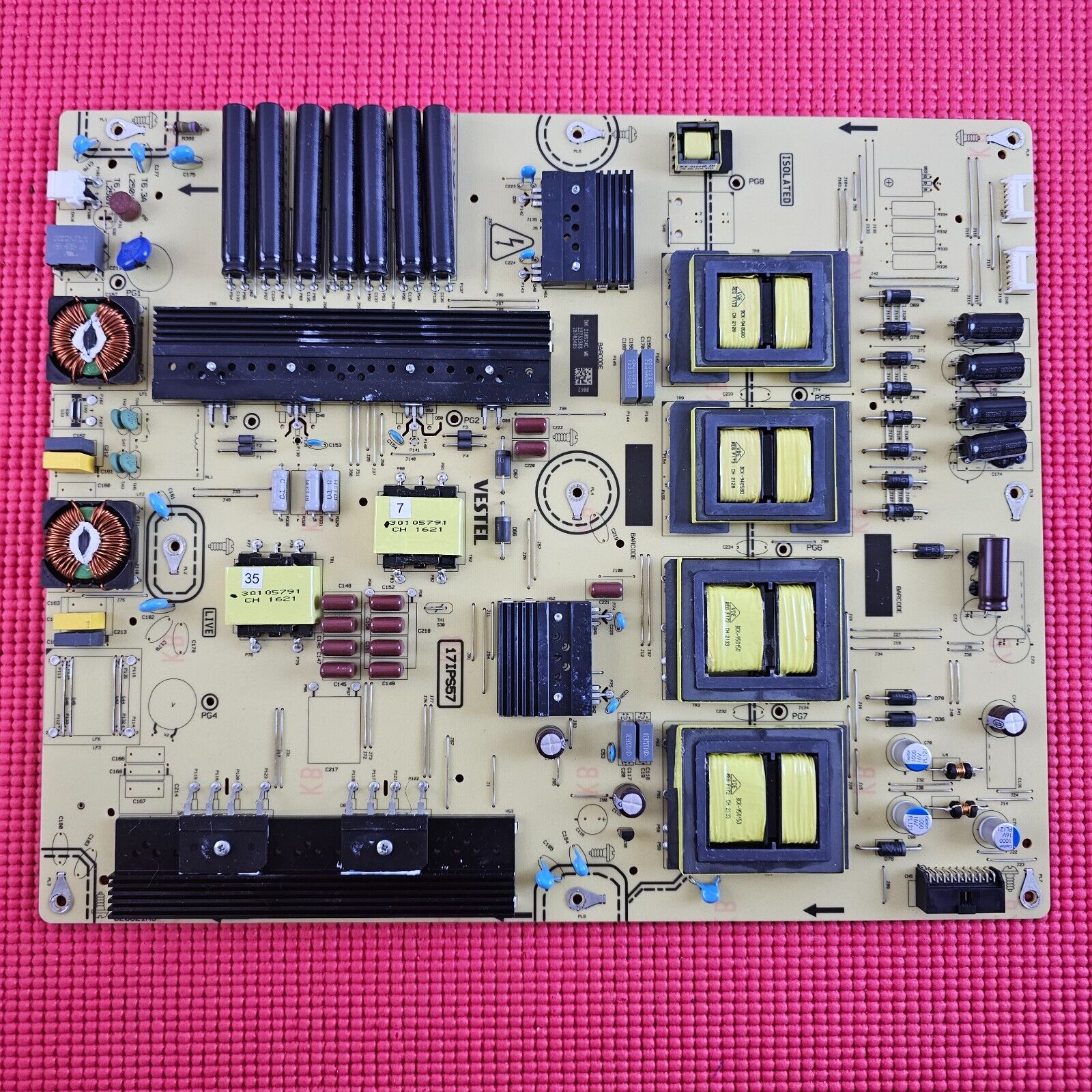 POWER SUPPLY BOARD FOR JVC LT-75CF810 LT-75CF810A TV 17IPS57 23732388 | WORKING