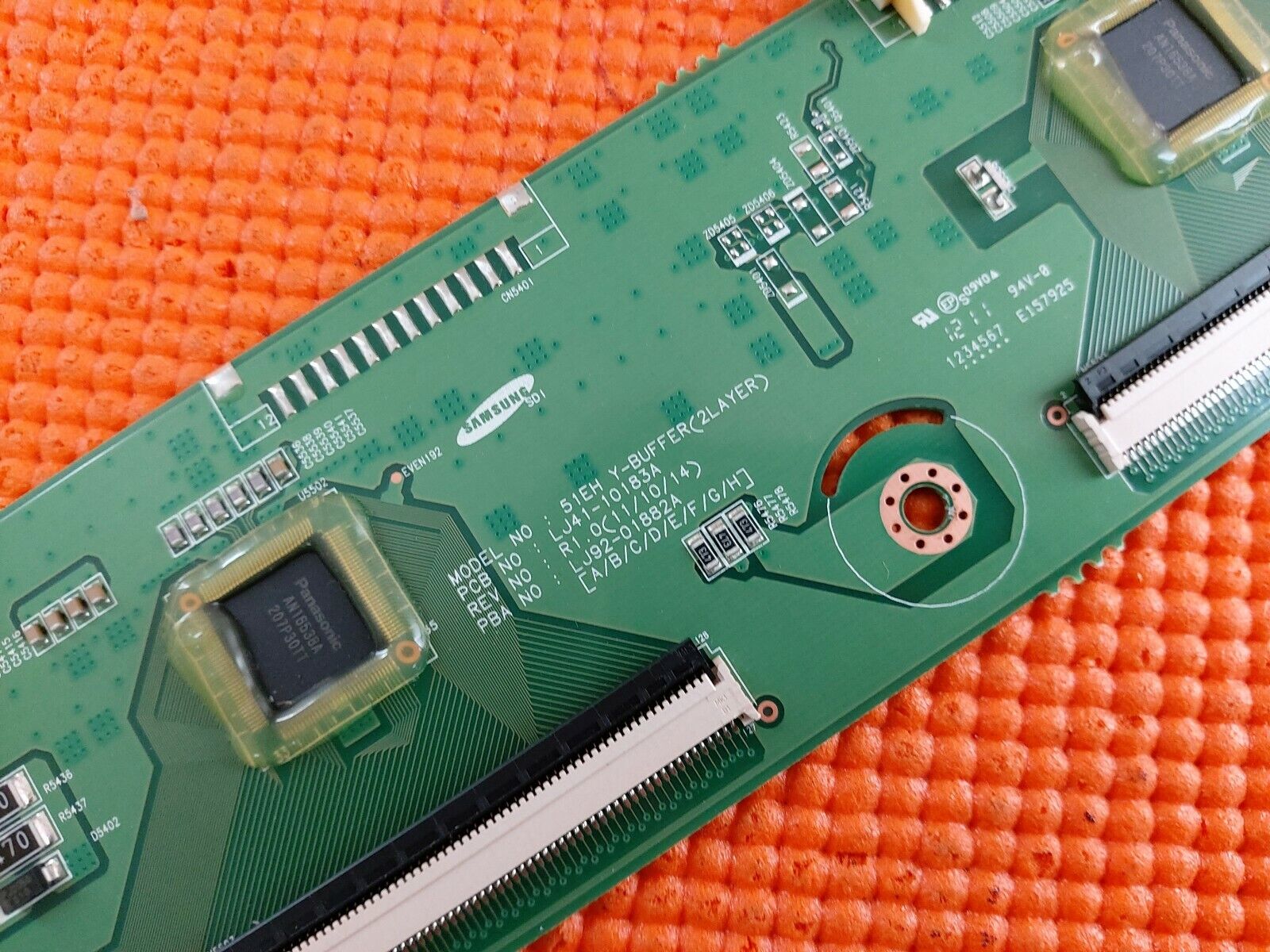 BUFFER BOARD SAMSUNG PS51E490B1K PS51E450A1W 51" TV LJ41-10183A LJ92-01882A AA1