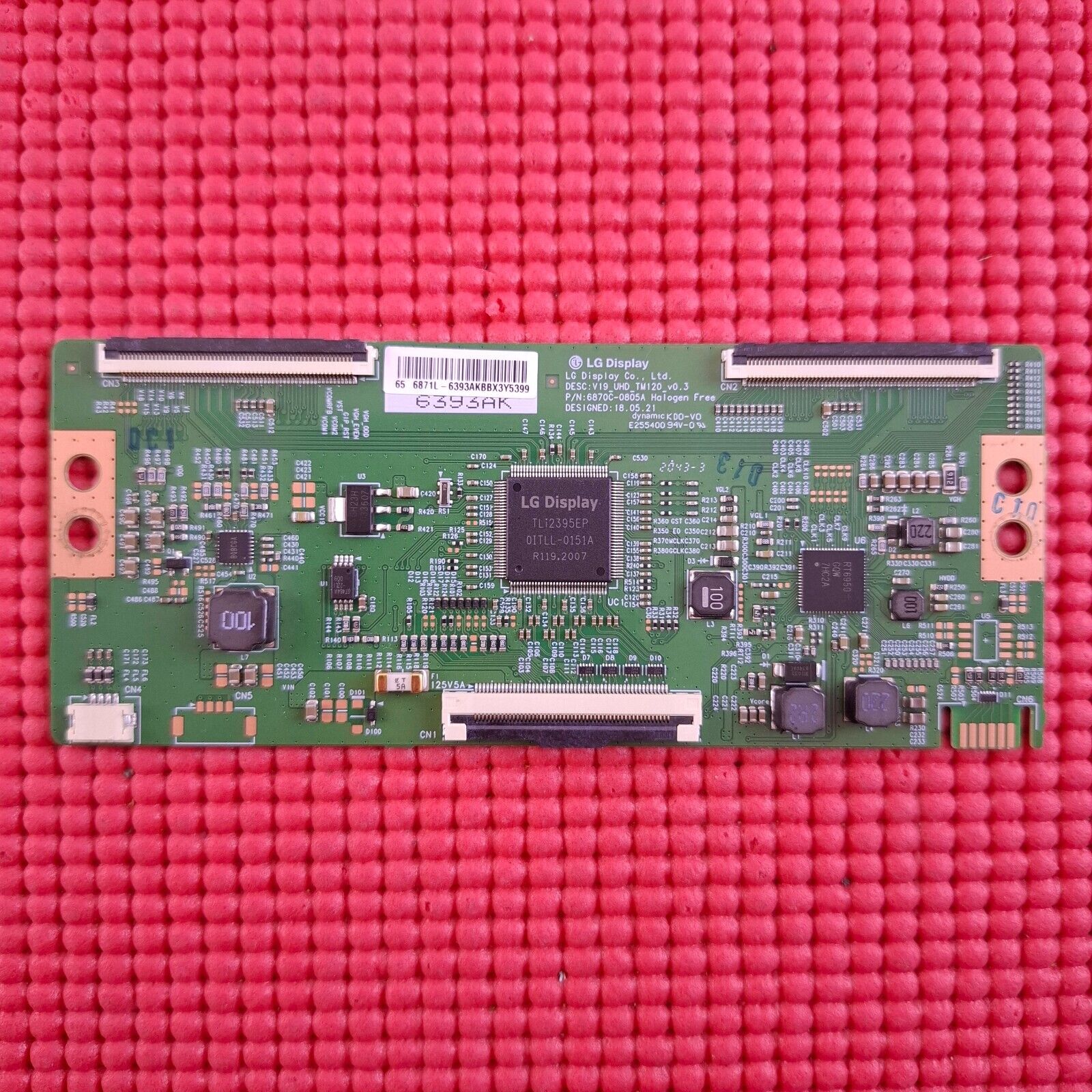 LVDS BOARD FOR 65UK4D63DB 65PUS8535/12 TX-65HX600B TV 6870C-0805A 6871L-6393A