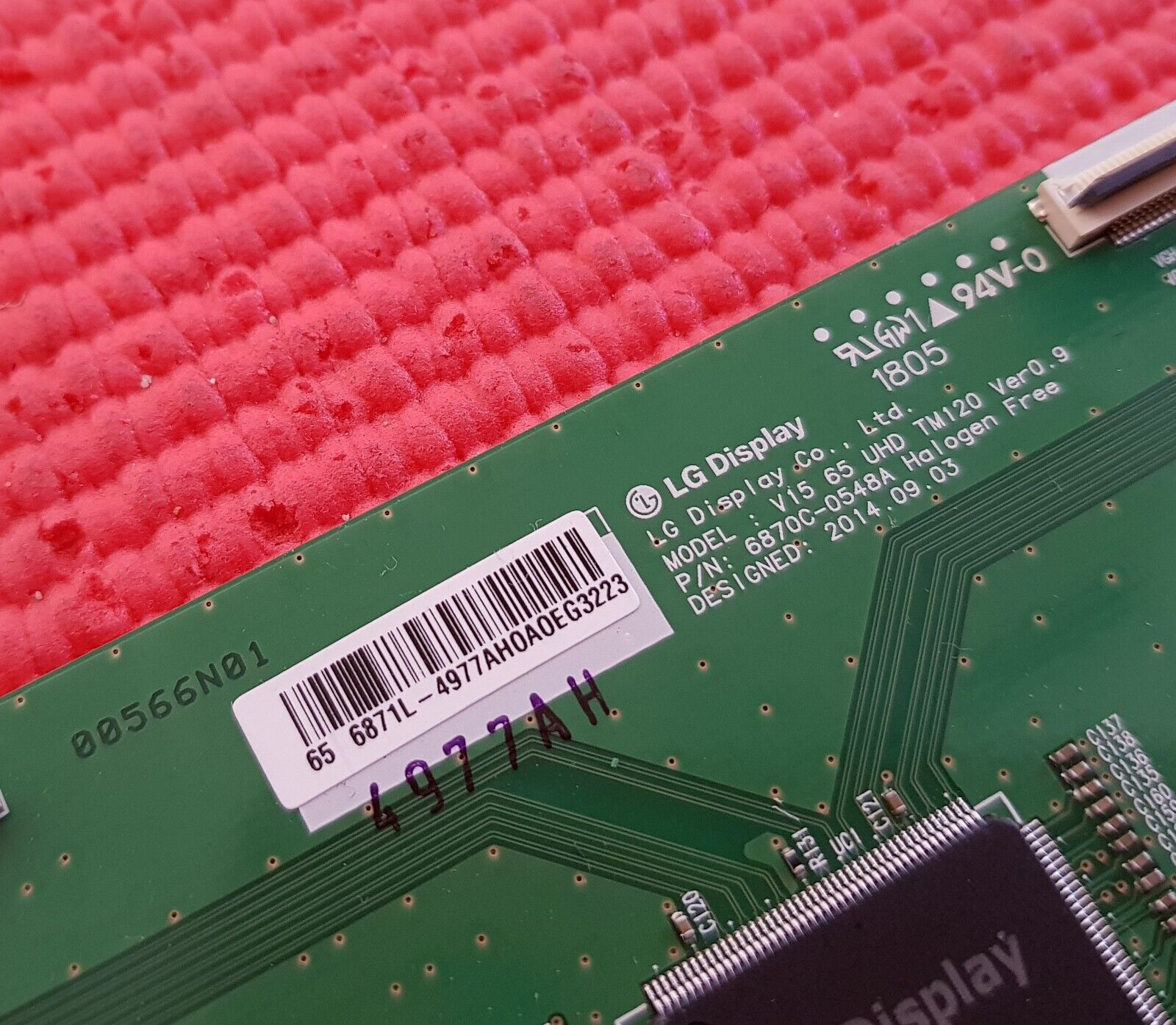 LVDS BOARD FR LT-65C880 65AO6USB 65U5863DB 65VL5A63DB TV 6870C-0548A 6871L-4977A