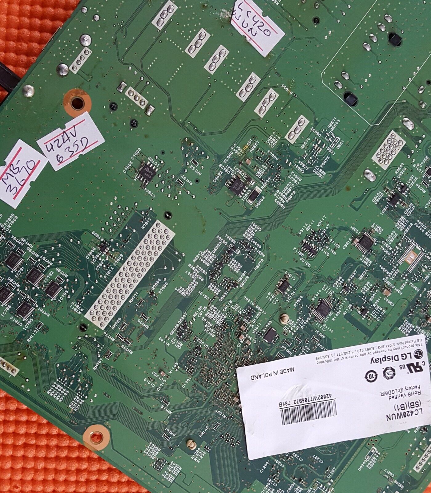 MB FOR TOSHIBA 42AV635D 42RV635D 37RV635D TV PE0719 B V28A000938A1 SCR LC420WUN