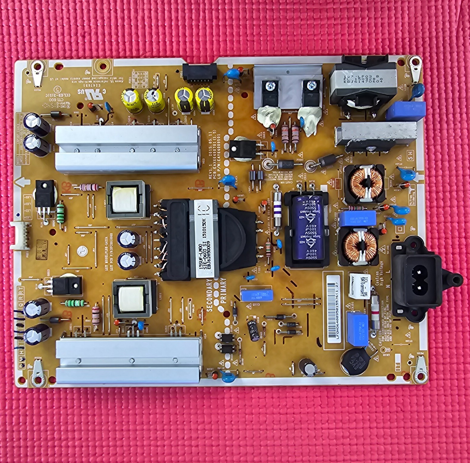 POWER SUPPLY BOARD PSU FOR LG 49UF640V 49" TV EAX66490701 EAY64009501