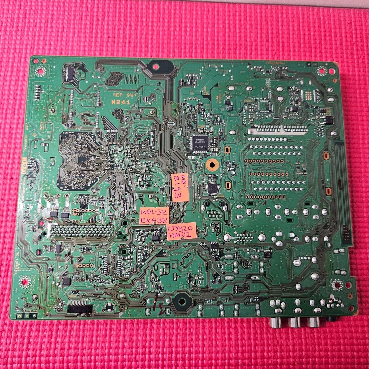 MAIN AV BOARD FOR SONY KDL-32EX43B 32" TV Y2009070B SCREEN LTY320HM01