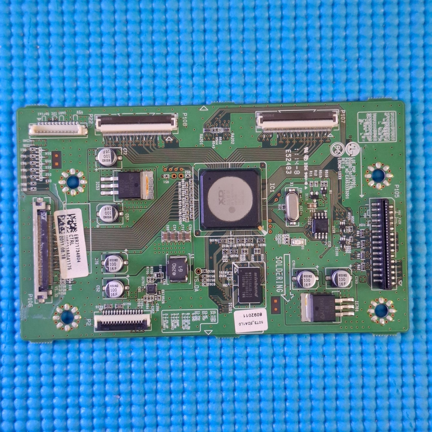LVDS TCON BOARD FOR LG 50PW450T 50" PLASMA TV EAX63333201 EBR71734804
