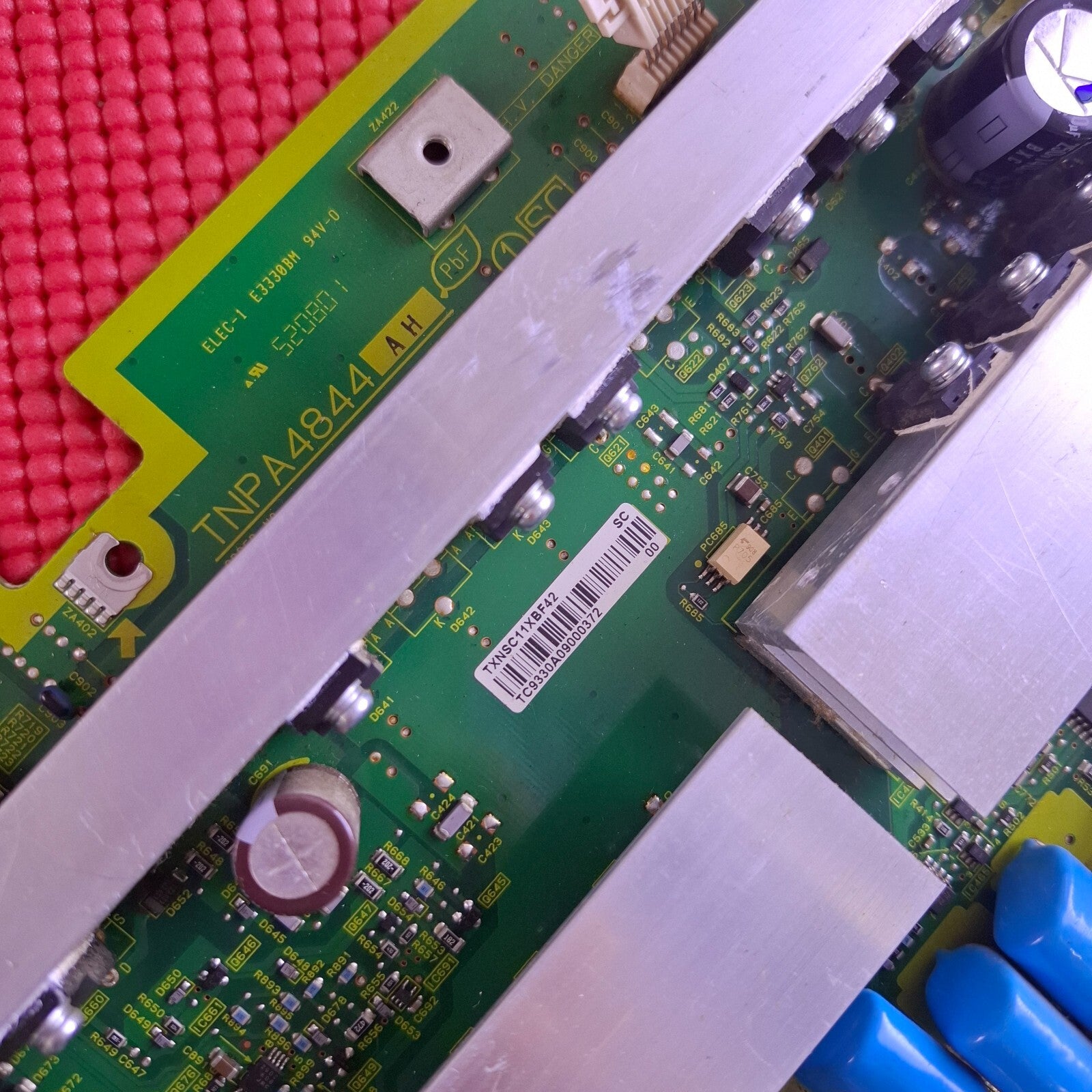YSUS BOARD FOR PANASONIC TX-P42G15B 42" TV TNPA4844 AH 1 SC TXNSC11XBF42