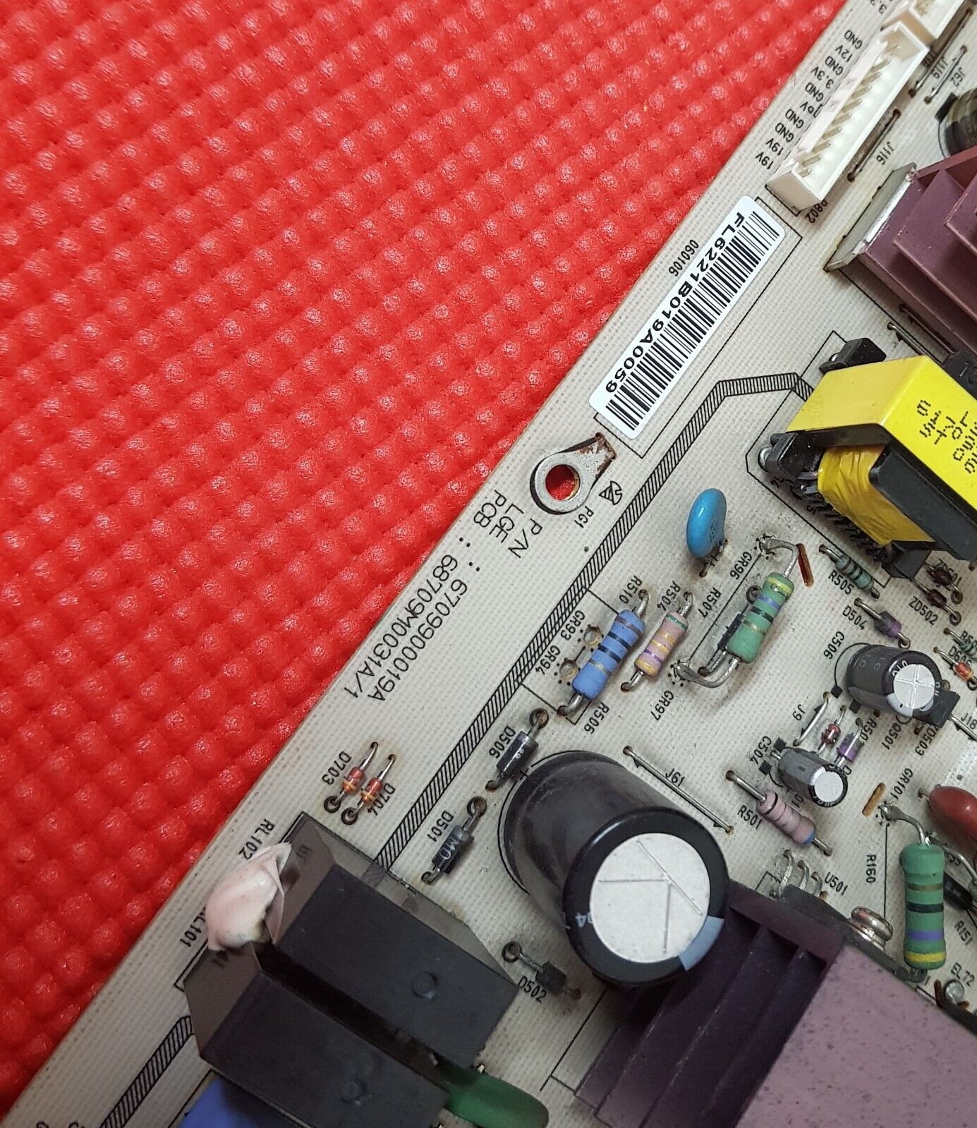 POWER SUPPLY BOARD FOR LG 42PC1DA 42" TV 6709900019A 68709M0031A 1