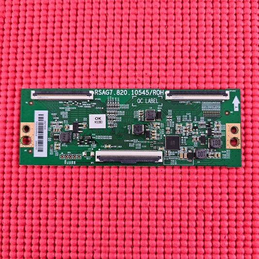 LVDS TCON BOARD FOR HISENSE 65A6GTUK 65A6BGTUK 65" TV RSAG7.820.10545/ROH 287408