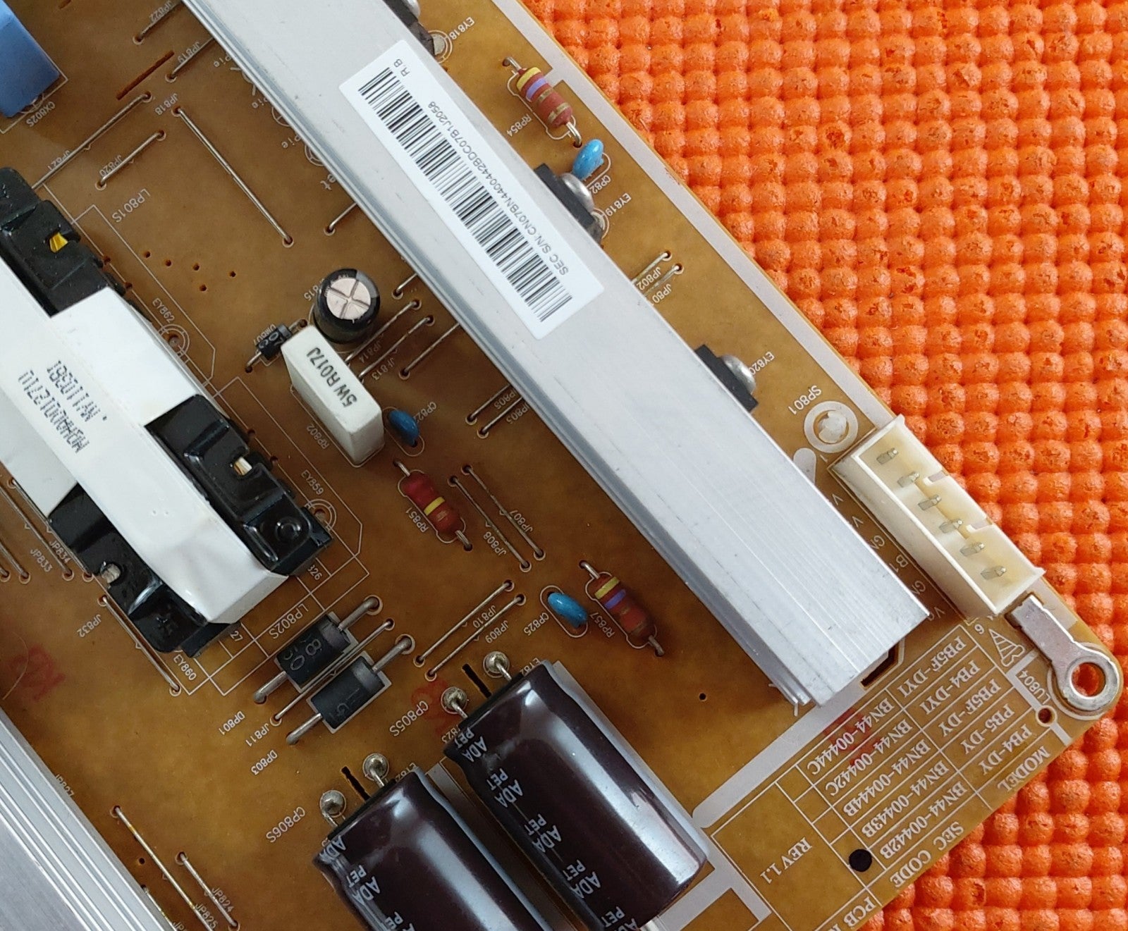 POWER BOARD FOR SAMSUNG PS43D450A2W PS43D490A1W PS51D450 TV PB4-DY BN44-00442B