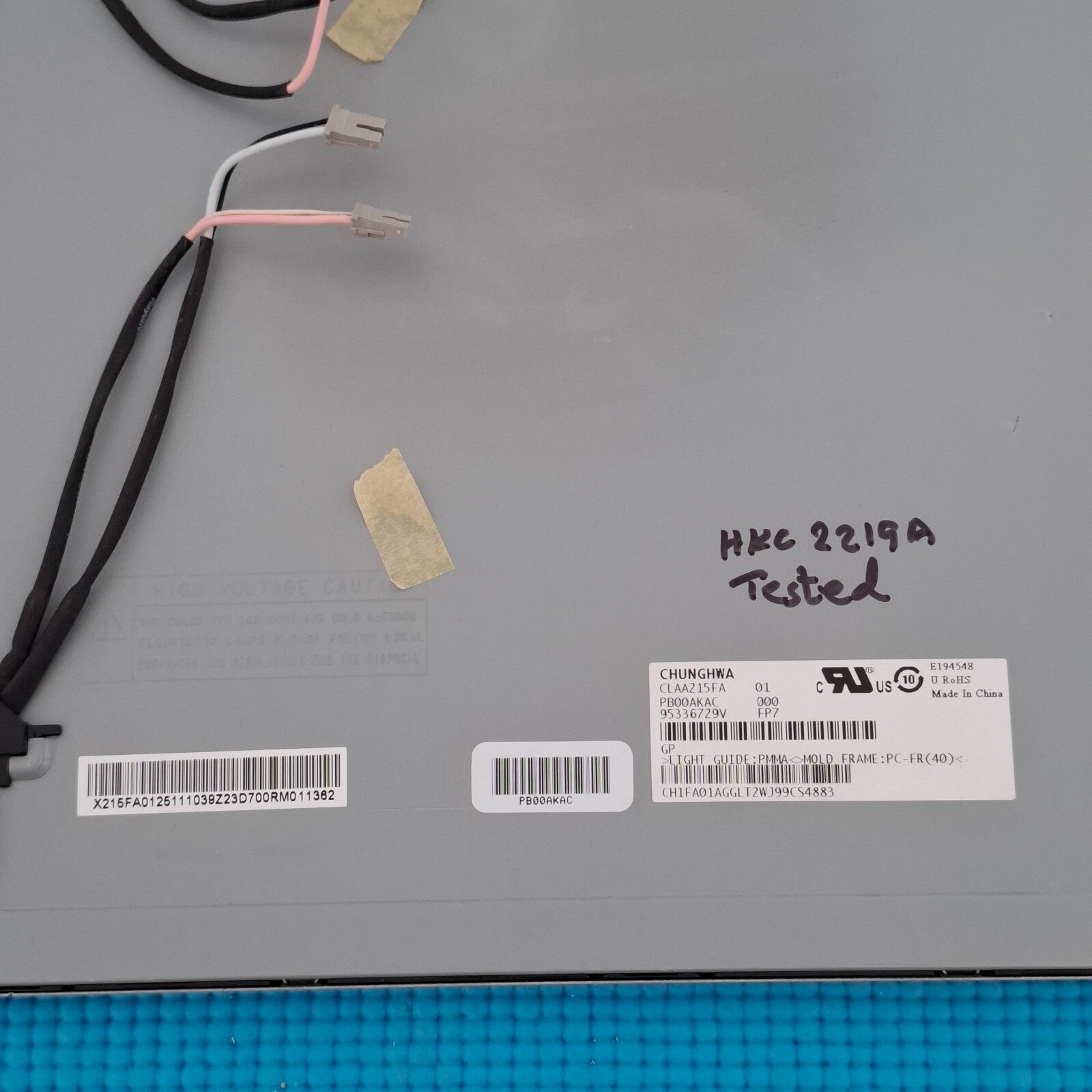 LED/LCD SCREEN PANEL CPT CLAA215FA01 FOR HKC HKC2219A 22" MONITOR